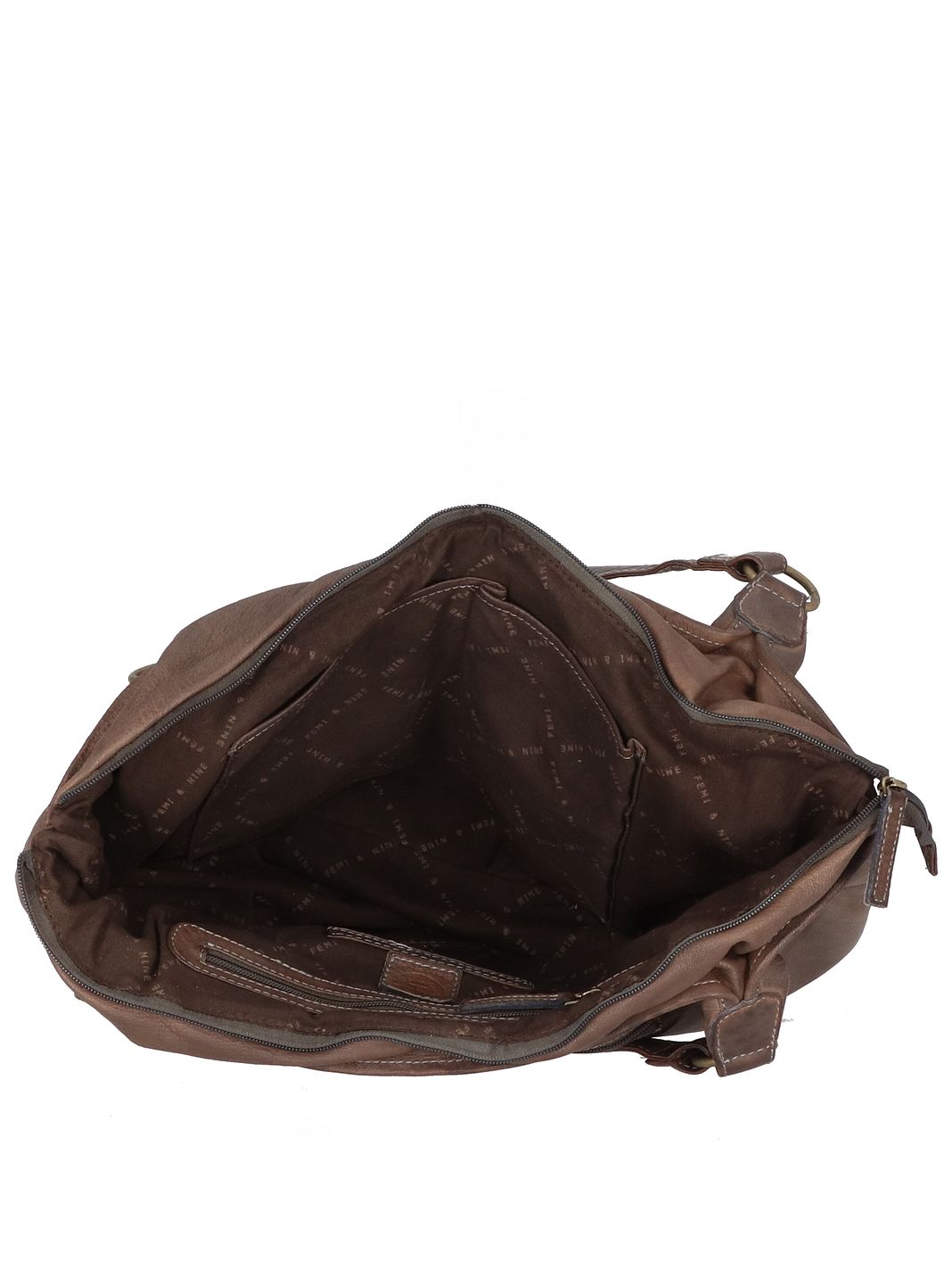 Greenland Nature Femi & Nine Borsa a spalla Vera Pelle 38 cm Greenland Nature Femi & Nine Borsa a spalla Vera Pelle 38 cm