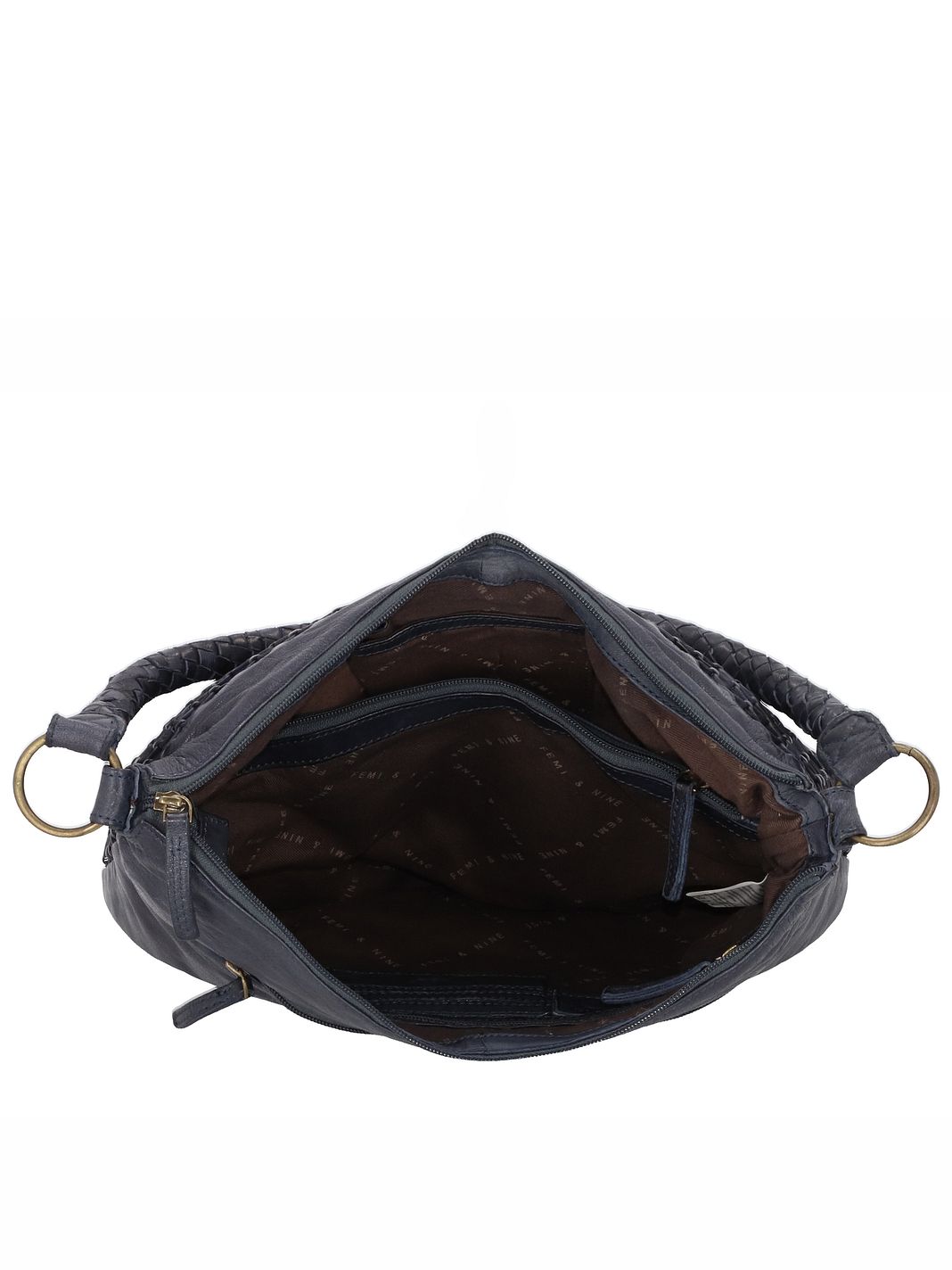 Greenland Nature Femi & Nine Borsa a spalla Vera Pelle 39 cm Greenland Nature Femi & Nine Borsa a spalla Vera Pelle 39 cm