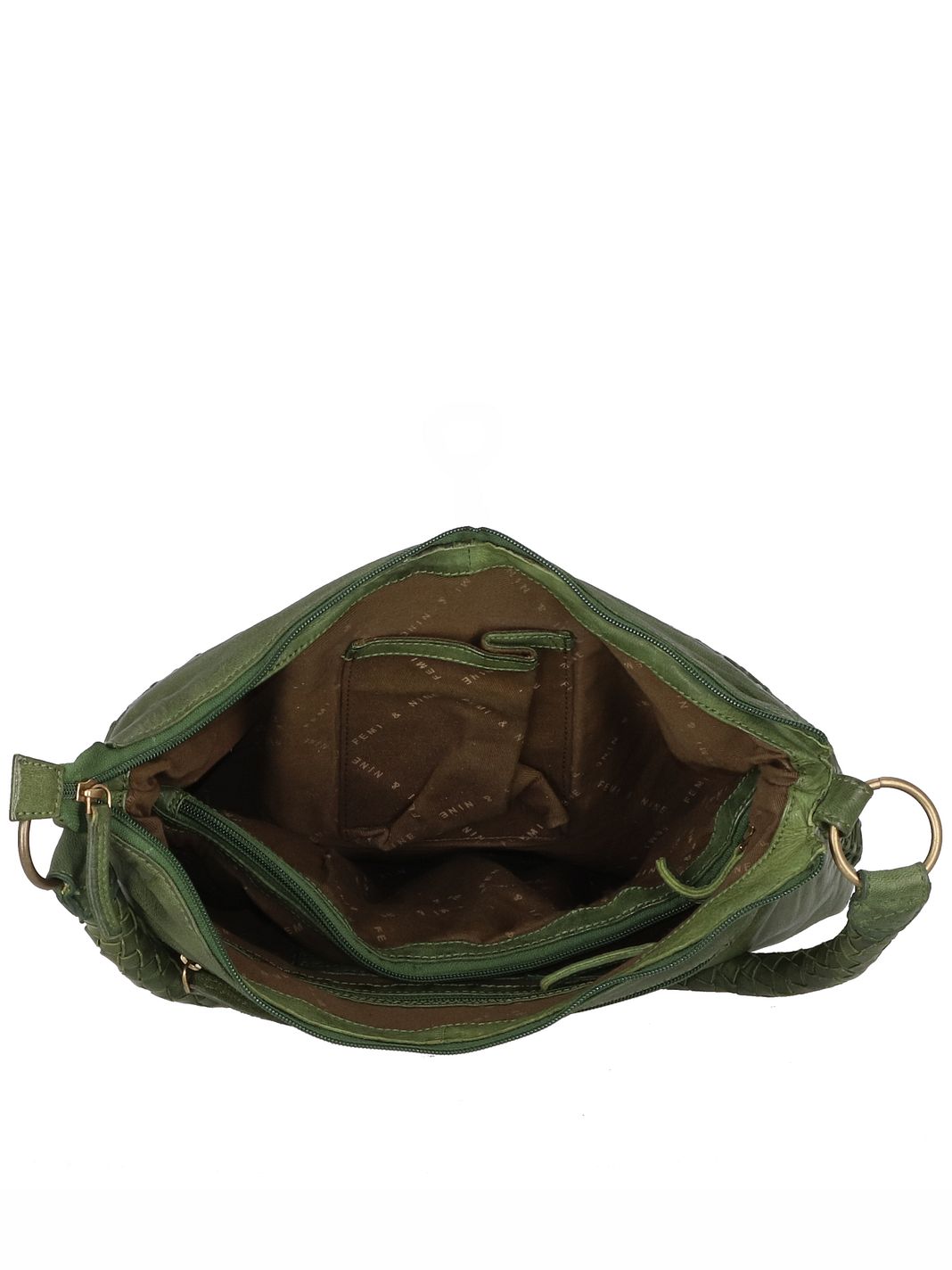 Greenland Nature Femi & Nine Borsa a spalla Vera Pelle 39 cm Greenland Nature Femi & Nine Borsa a spalla Vera Pelle 39 cm