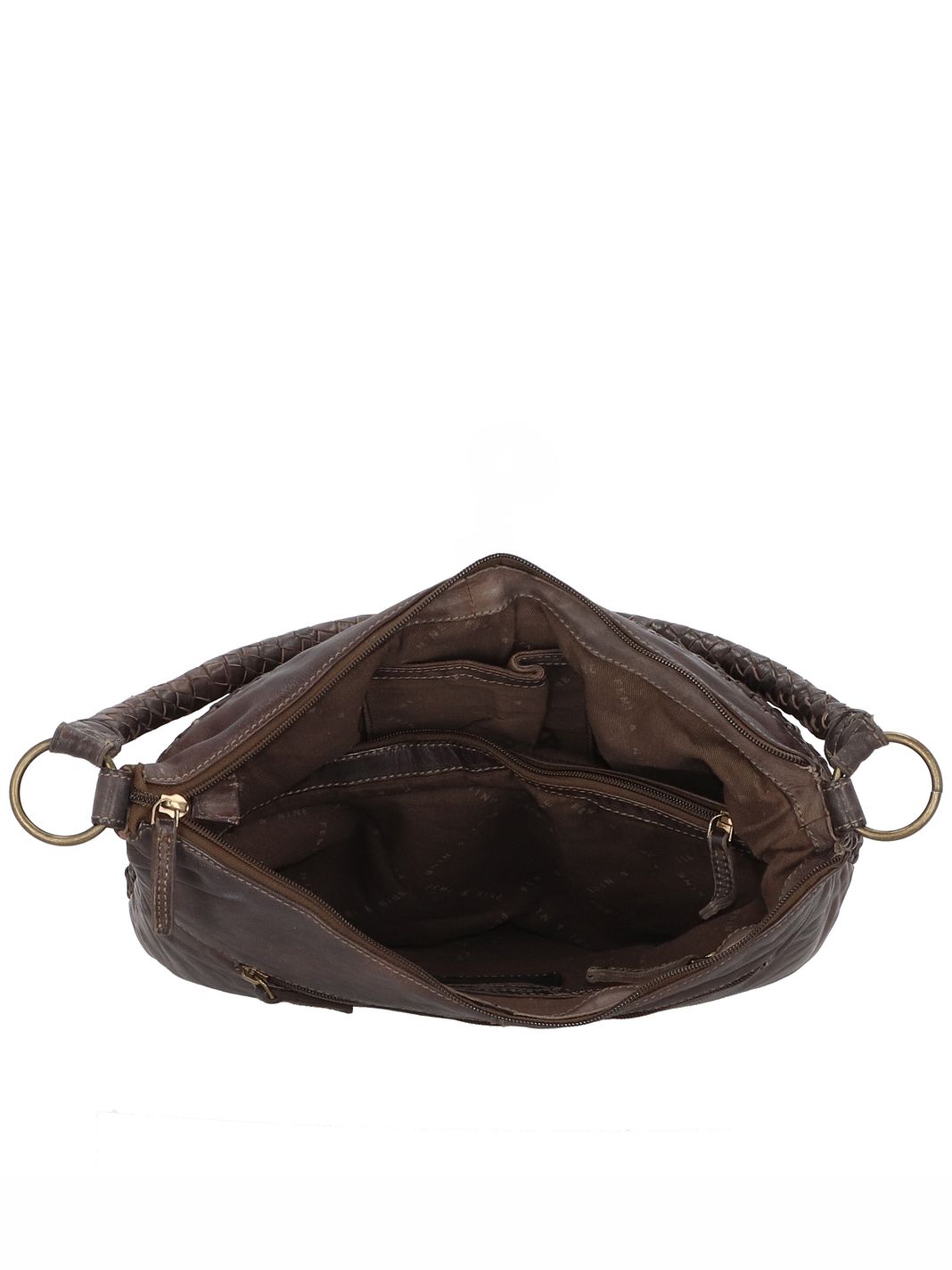 Greenland Nature Femi & Nine Borsa a spalla Vera Pelle 39 cm Greenland Nature Femi & Nine Borsa a spalla Vera Pelle 39 cm