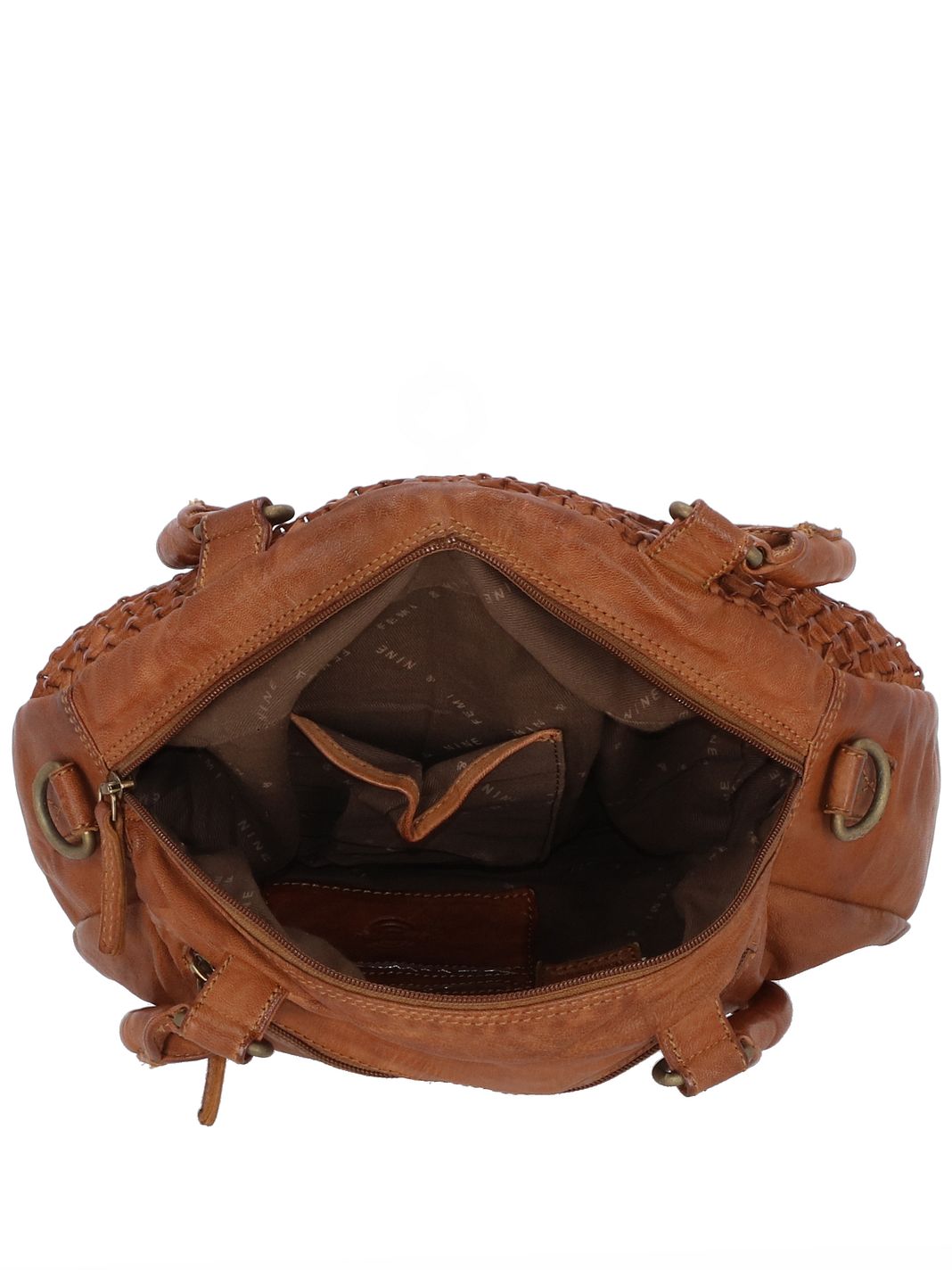 Greenland Nature Femi & Nine Borsa a spalla Vera Pelle 34 cm Greenland Nature Femi & Nine Borsa a spalla Vera Pelle 34 cm