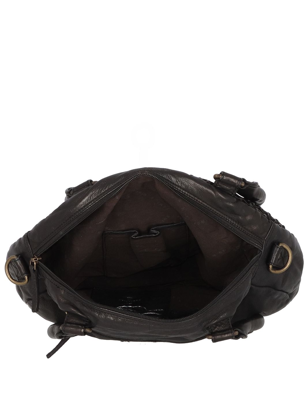 Greenland Nature Femi & Nine Borsa a spalla Vera Pelle 34 cm