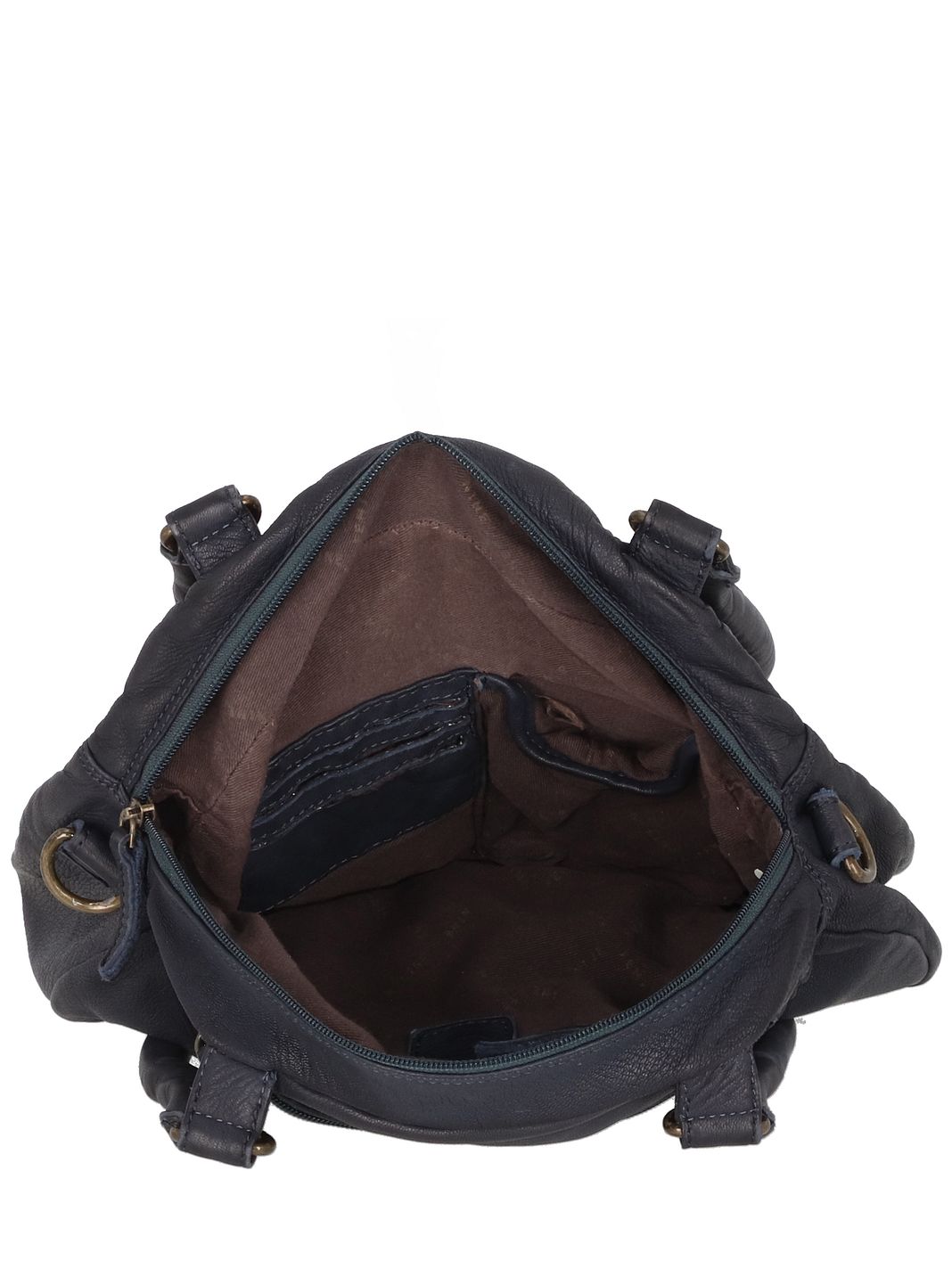Greenland Nature Femi & Nine Borsa a spalla Vera Pelle 34 cm