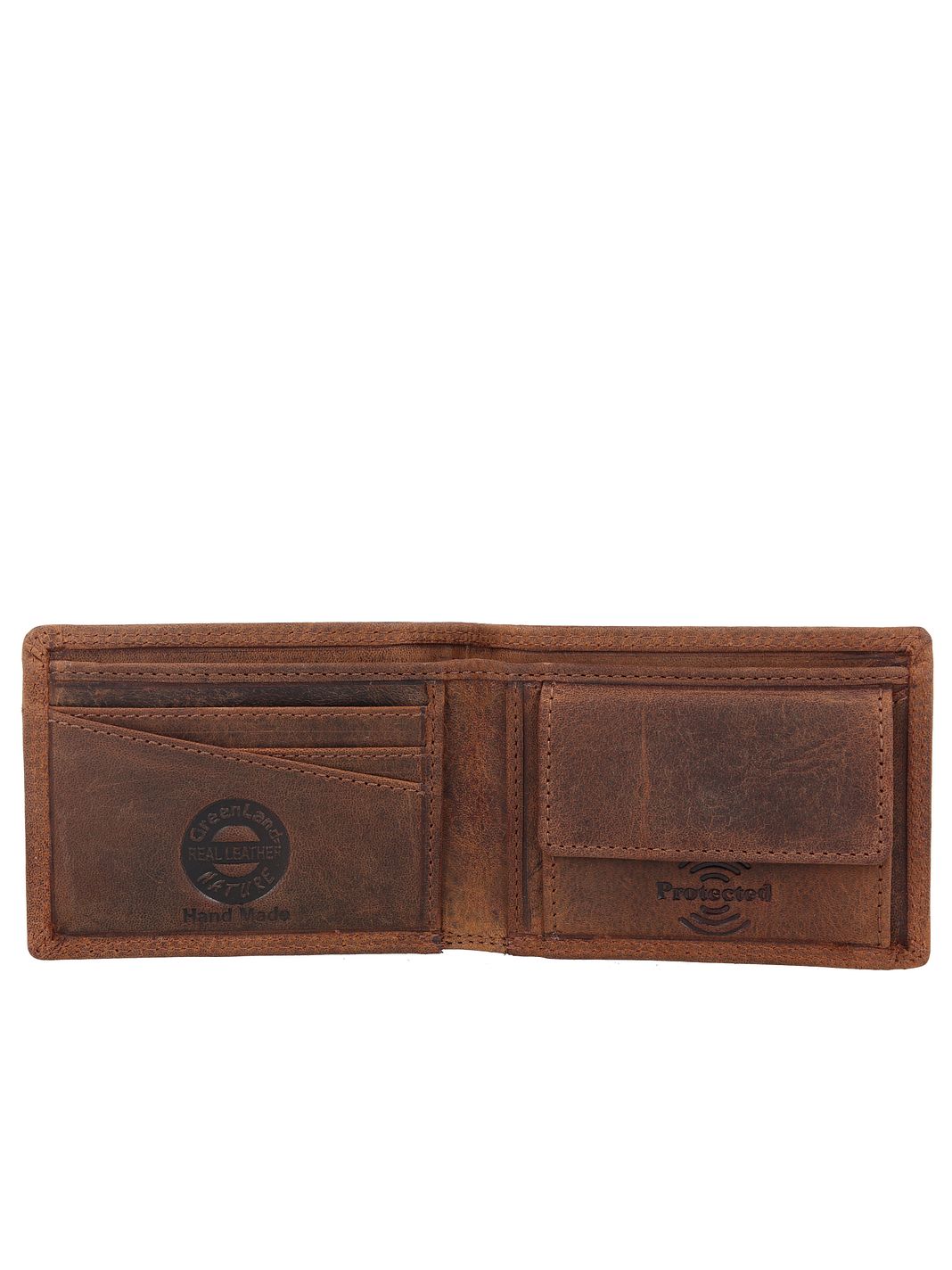Greenland Nature Montenegro Portafoglio Protezione RFID Vera Pelle 10.5 cm Greenland Nature Montenegro Portafoglio Protezione RFID Vera Pelle 10.5 cm