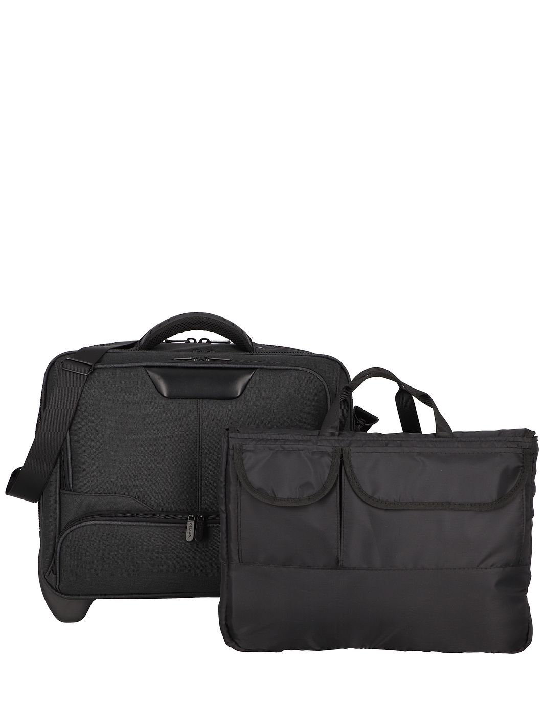 Dermata 2-hjulig Businessväska 44 cm Laptopfack
