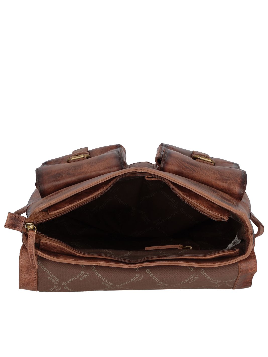 Greenland Nature Mascu & Line Zaino da giorno Vera Pelle 39 cm Greenland Nature Mascu & Line Zaino da giorno Vera Pelle 39 cm