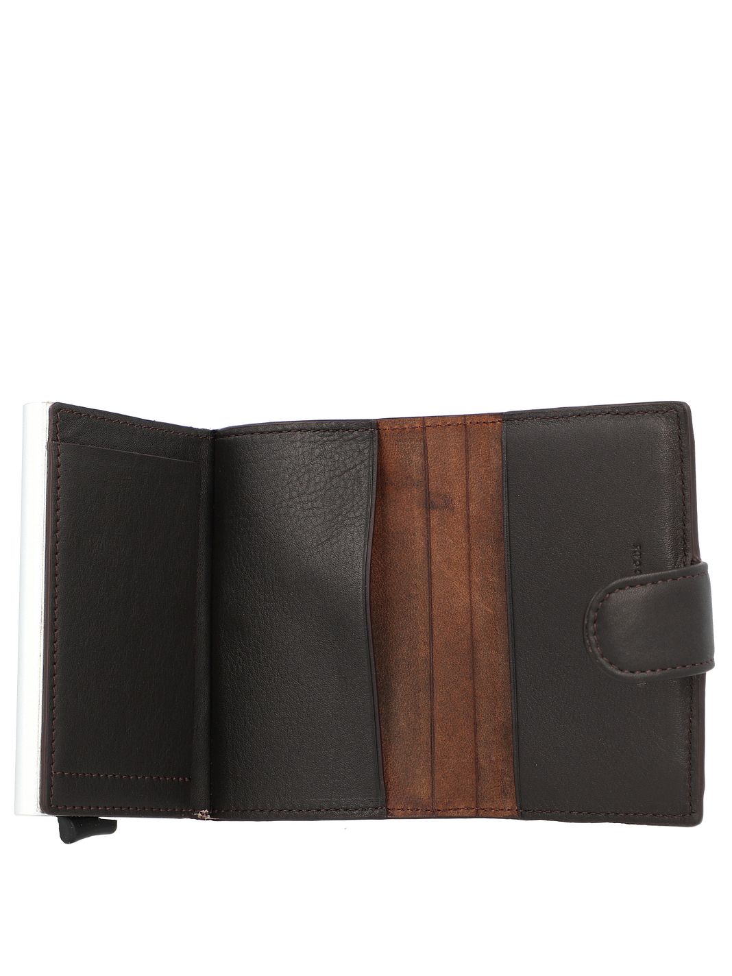 Maître Bundenbach c-three Custodia per carta di credito Protezione RFID Vera Pelle 6.5 cm