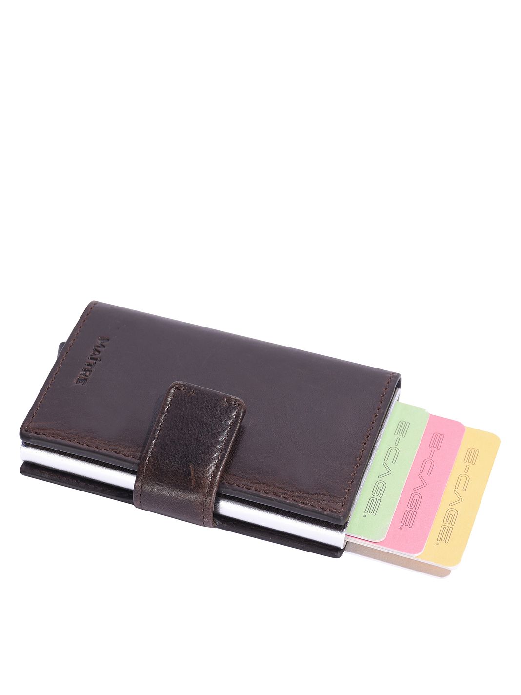 Maître Birkheim C-Two Custodia per carta di credito Protezione RFID Vera Pelle 6.5 cm