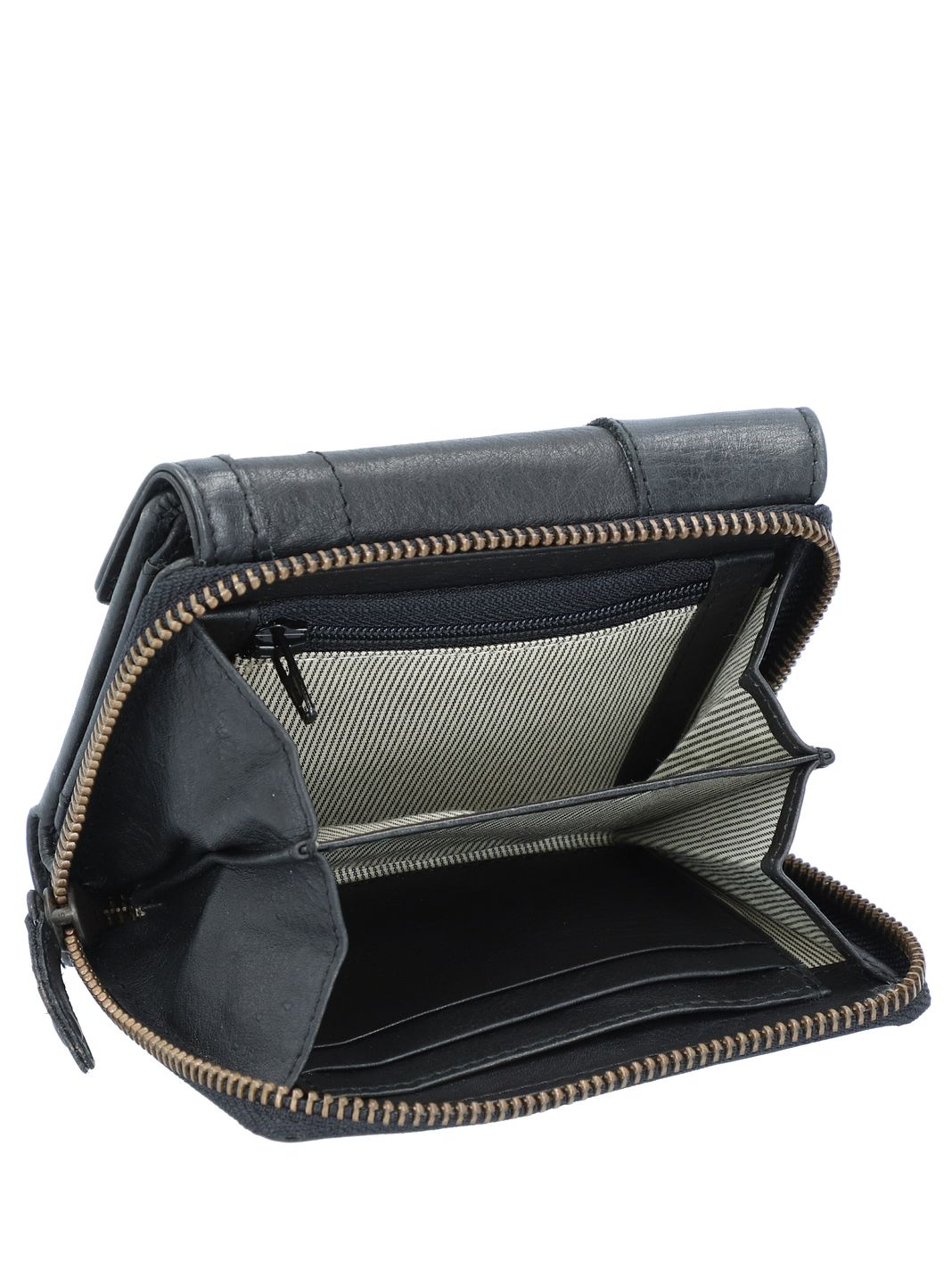 aunts & uncles Grandma's Luxury Club Lotta Portafoglio Protezione RFID Vera Pelle 12 cm aunts & uncles Grandma's Luxury Club Lotta Portafoglio Protezione RFID Vera Pelle 12 cm