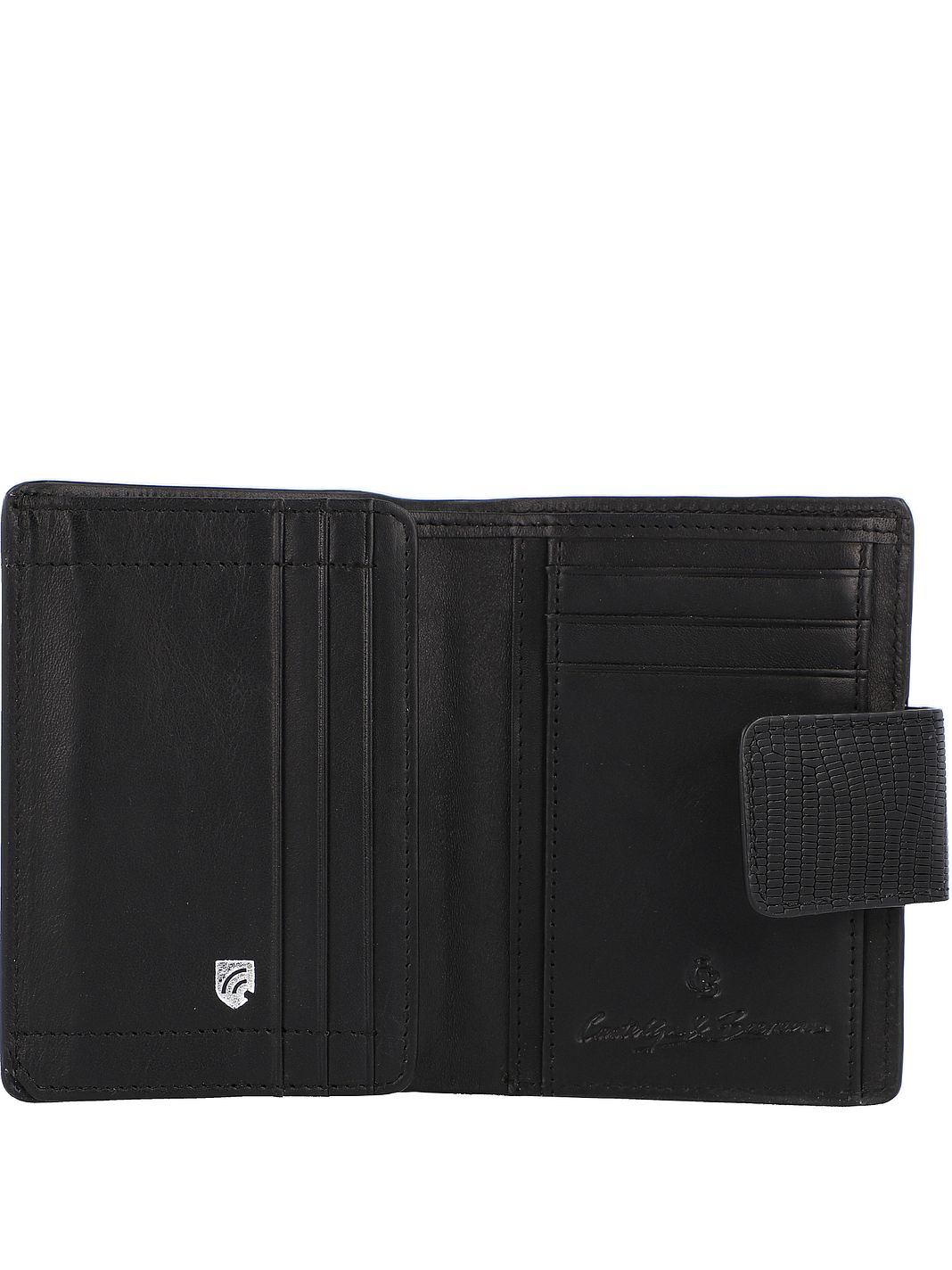 Castelijn & Beerens Donna Portafoglio Protezione RFID Vera Pelle 12 cm Castelijn & Beerens Donna Portafoglio Protezione RFID Vera Pelle 12 cm