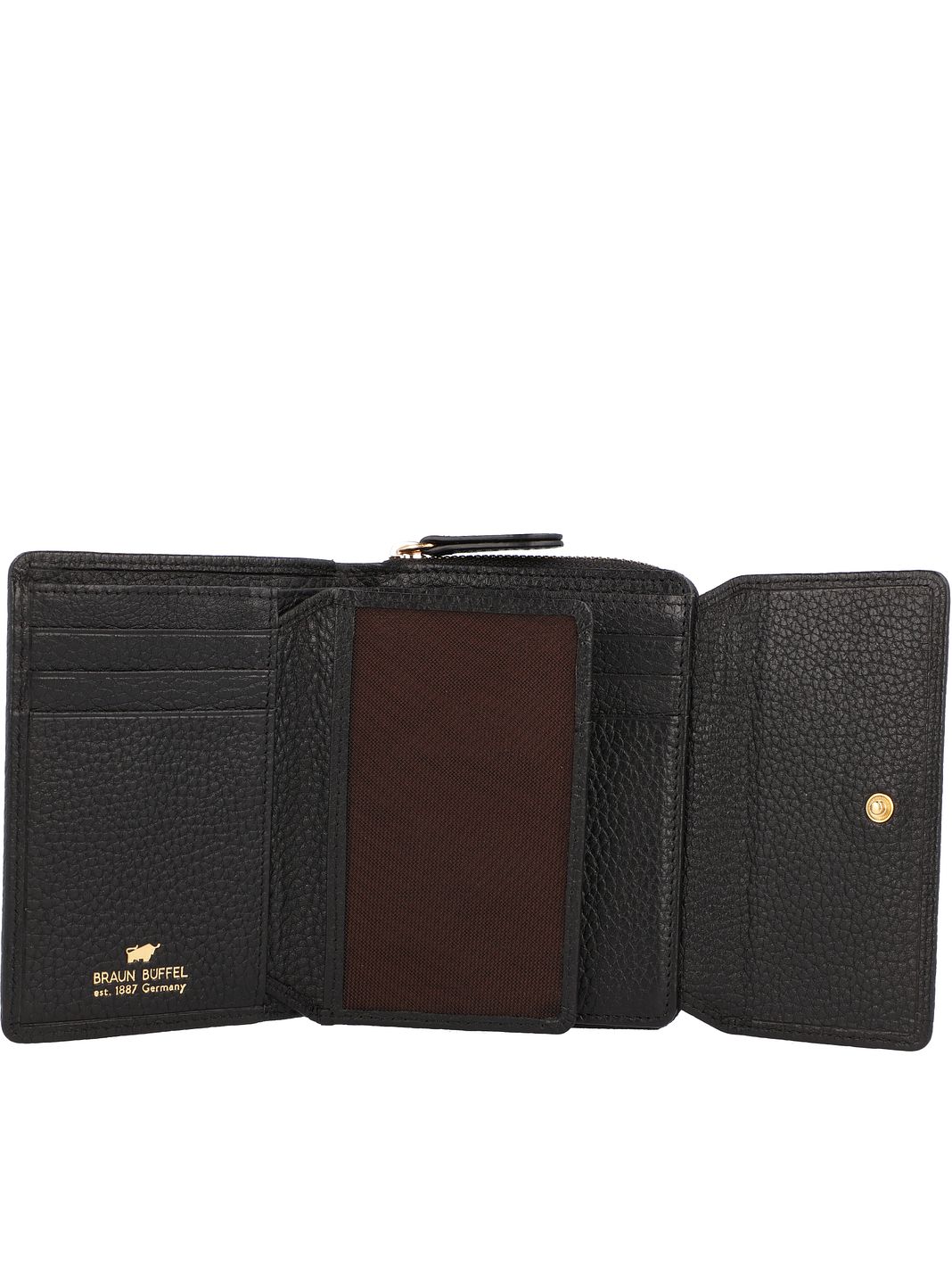 Braun Büffel Asti Portafoglio Protezione RFID Vera Pelle 12 cm Braun Büffel Asti Portafoglio Protezione RFID Vera Pelle 12 cm