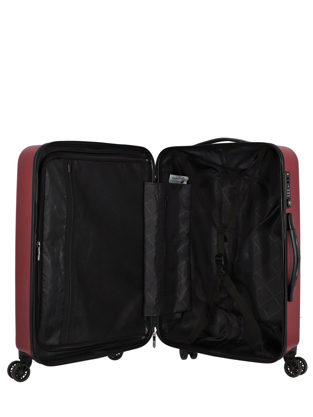 CHECK.IN Mailand 4 ruote Set di valigie 3 pezzi