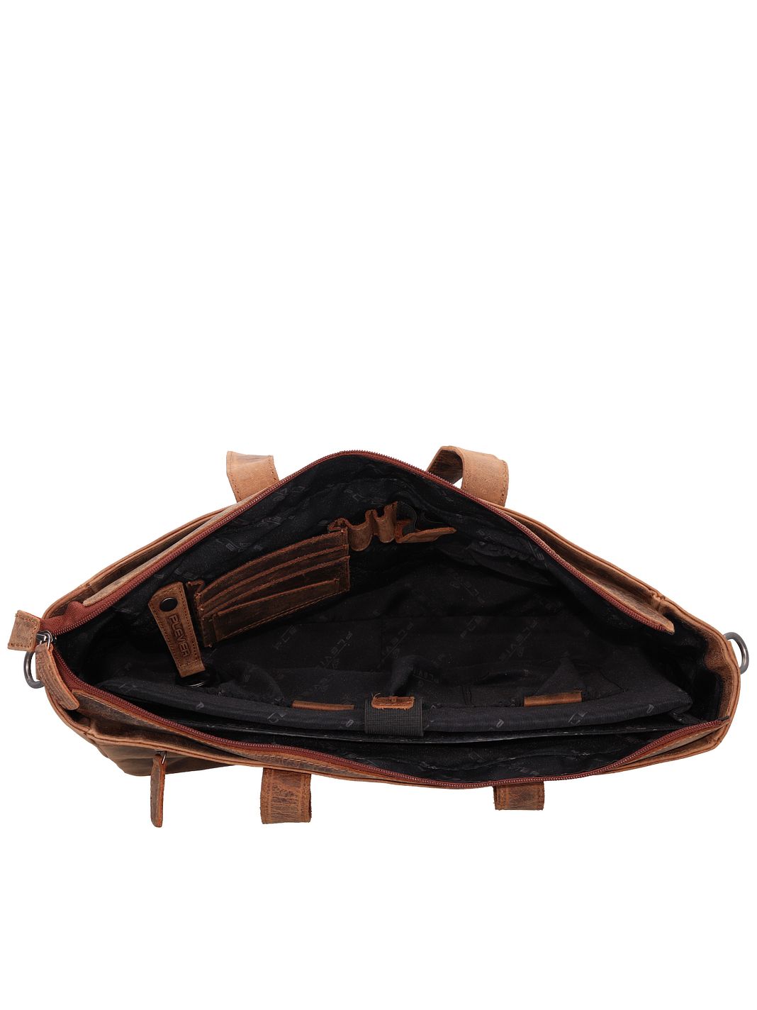 Plevier Retro Hopper Borsa shopper Vera Pelle 41 cm Vano porta PC Plevier Retro Hopper Borsa shopper Vera Pelle 41 cm Vano porta PC