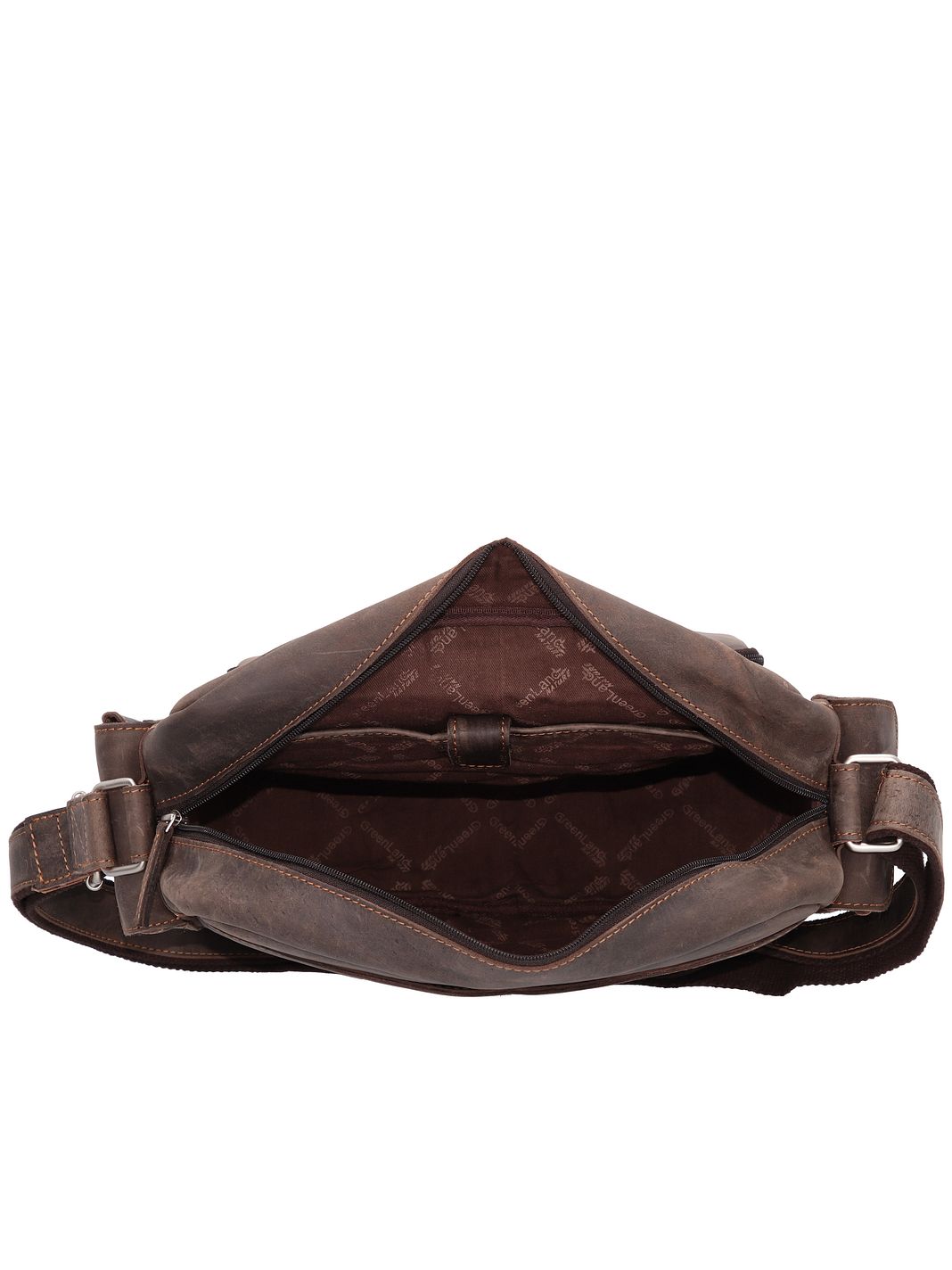 Greenland Nature Westcoast Borsa a tracolla Vera Pelle 33 cm Greenland Nature Westcoast Borsa a tracolla Vera Pelle 33 cm
