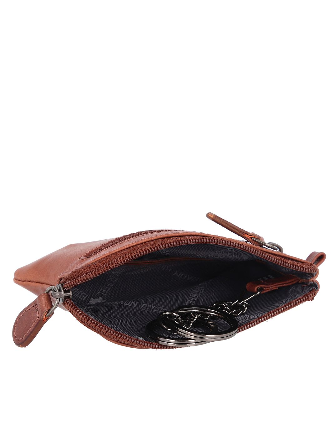 Braun Büffel Arezzo Portafoglio chiave Vera Pelle 11.5 cm