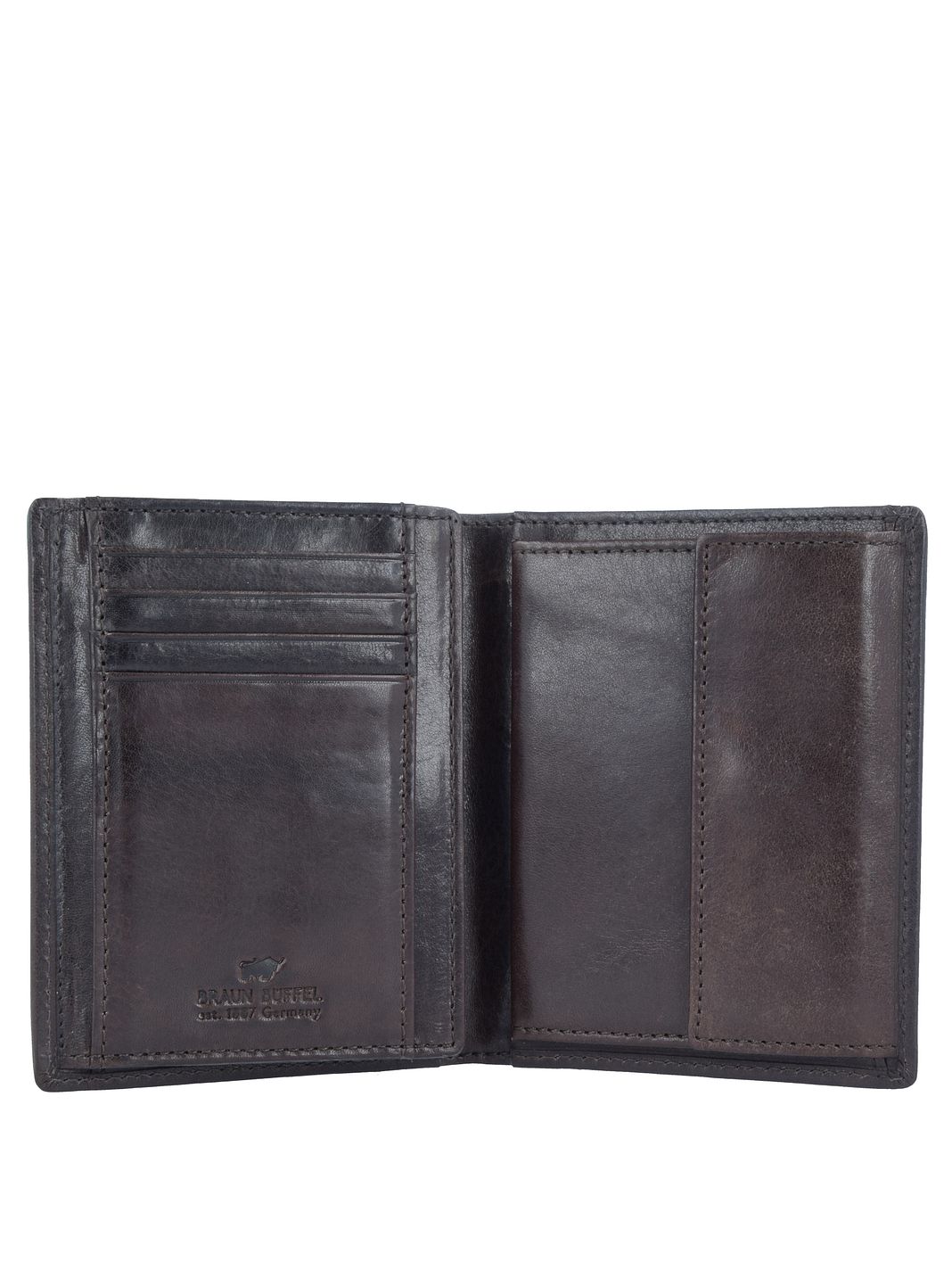 Braun Büffel Arezzo Portafoglio Protezione RFID Vera Pelle 12 cm Braun Büffel Arezzo Portafoglio Protezione RFID Vera Pelle 12 cm