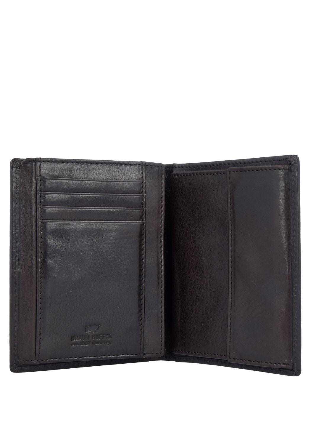 Braun Büffel Arezzo Portafoglio Protezione RFID Vera Pelle 12 cm Braun Büffel Arezzo Portafoglio Protezione RFID Vera Pelle 12 cm