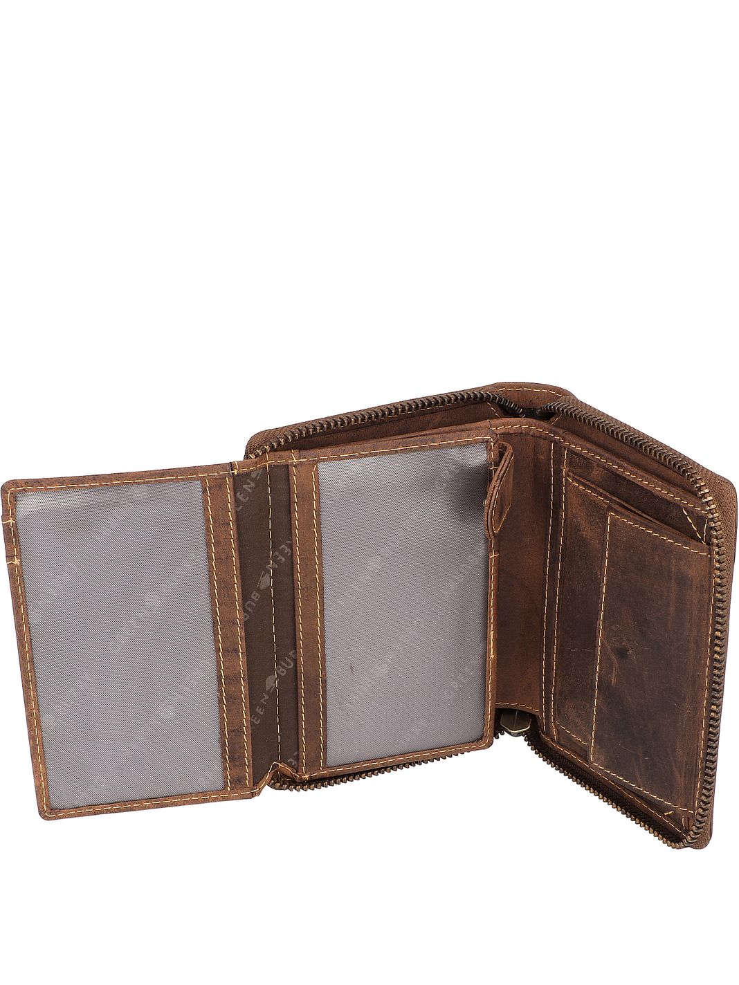 Greenburry Vintage Portafoglio Vera Pelle 12.5 cm