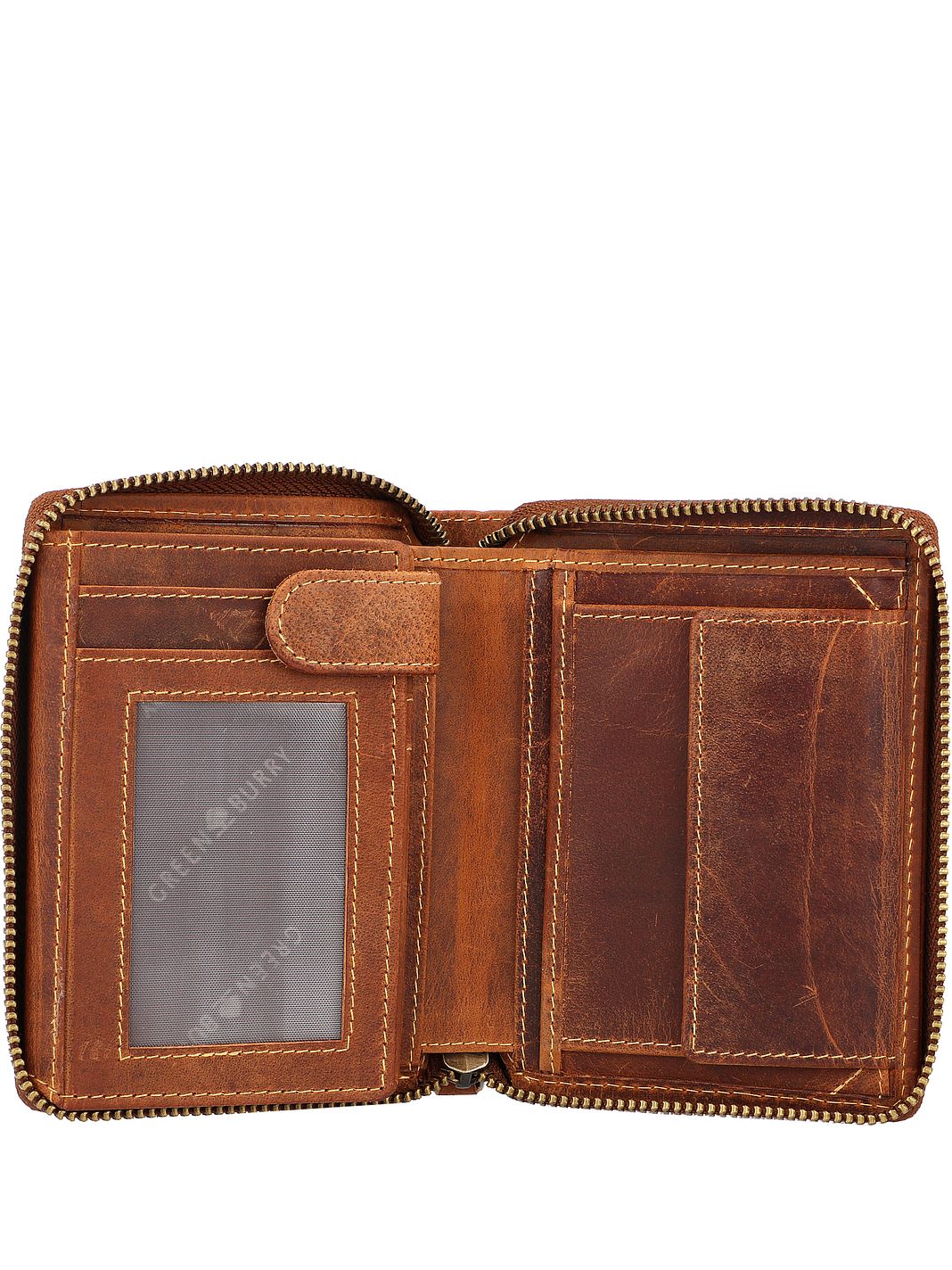 Greenburry Vintage Portafoglio Vera Pelle 12.5 cm