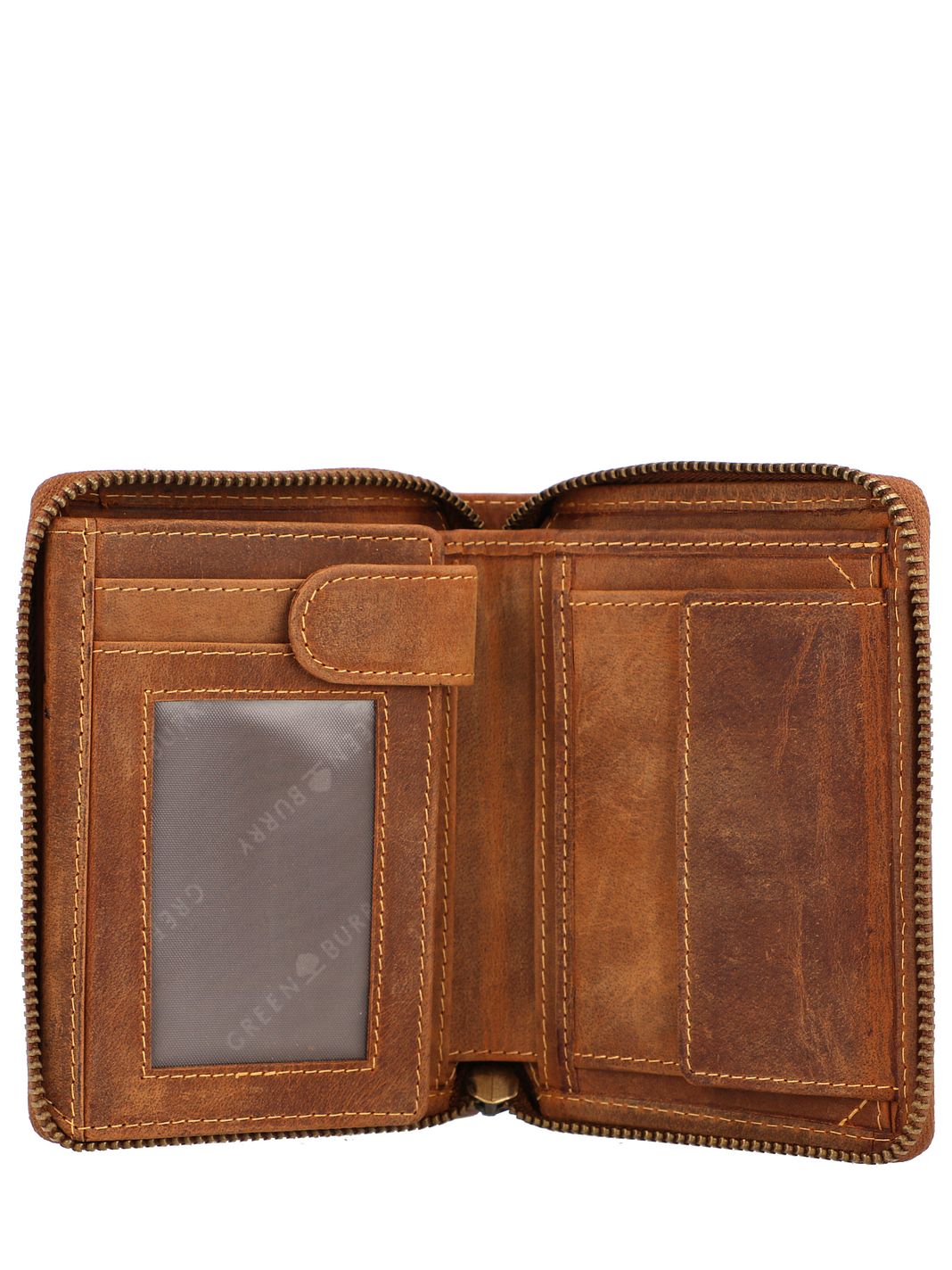 Greenburry Vintage Portafoglio Vera Pelle 12.5 cm
