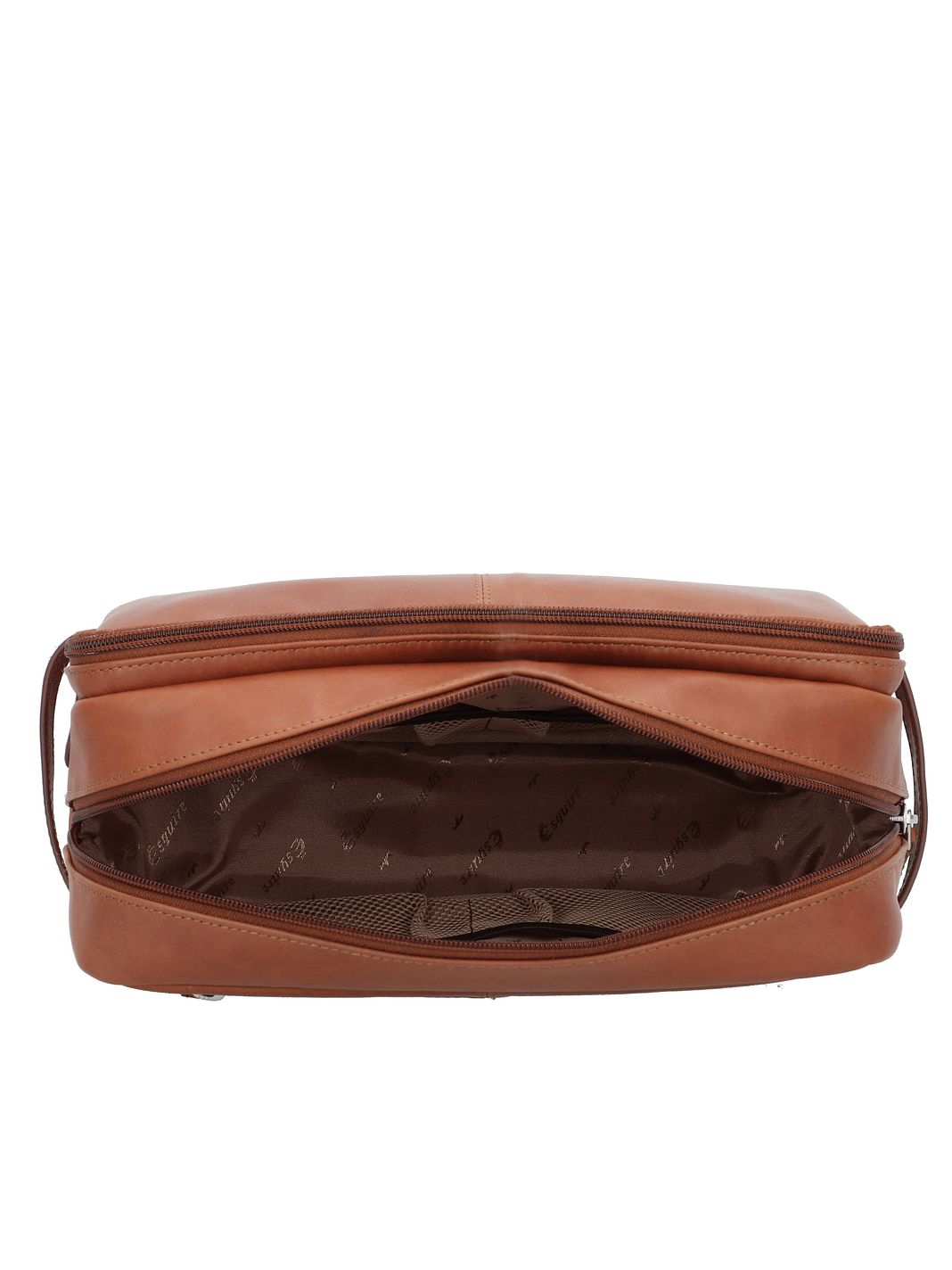 Esquire Dallas Borsa da toilette Vera Pelle 27 cm