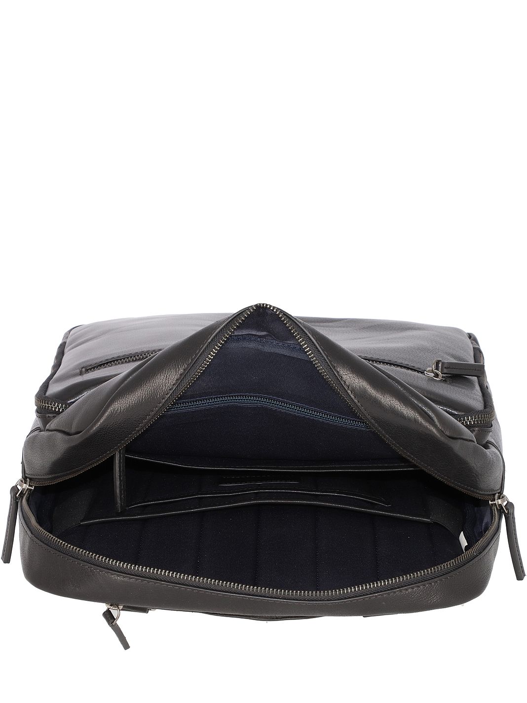 Leonhard Heyden Roma Zaino da lavoro Vera Pelle 42 cm Vano porta PC