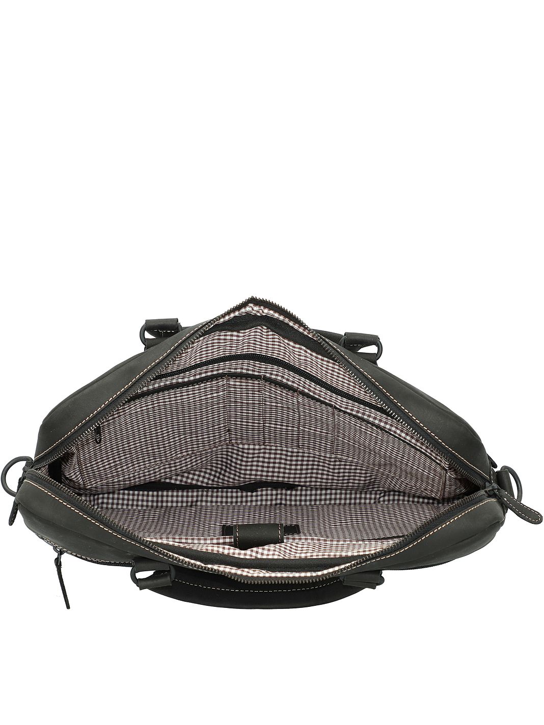 Jack Kinsky Baltimore Valigetta Vera Pelle 38 cm Vano porta PC