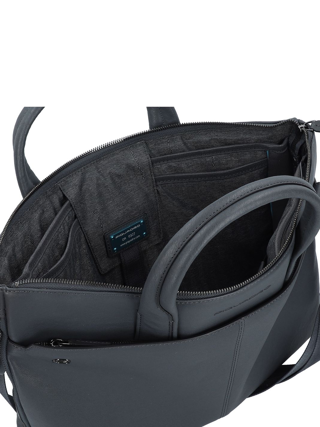 Piquadro Black Square Valigetta Vera Pelle 42 cm Vano porta PC Piquadro Black Square Valigetta Vera Pelle 42 cm Vano porta PC