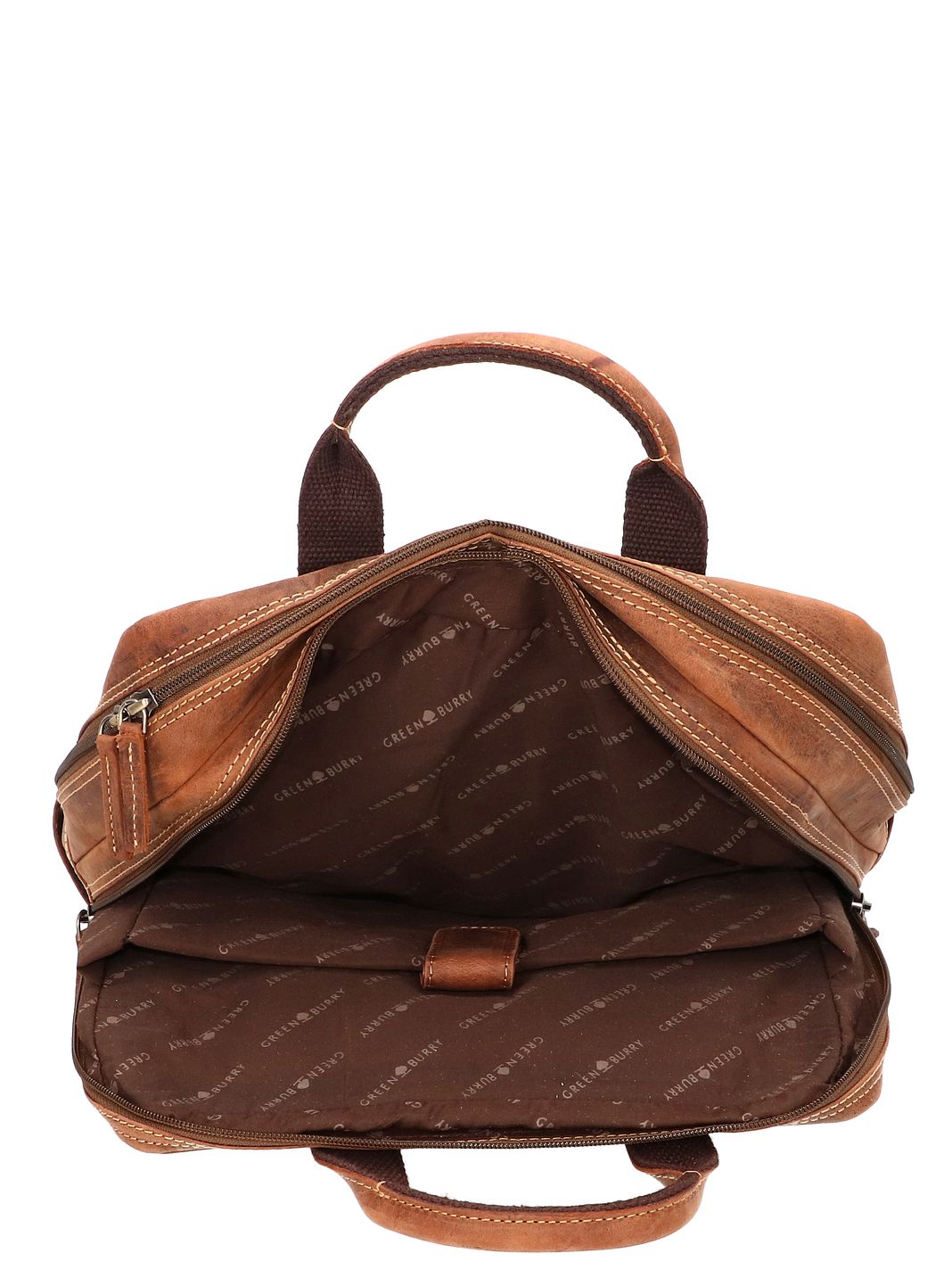 Greenburry Vintage Zaino da giorno Vera Pelle 38 cm Vano porta PC Greenburry Vintage Zaino da giorno Vera Pelle 38 cm Vano porta PC
