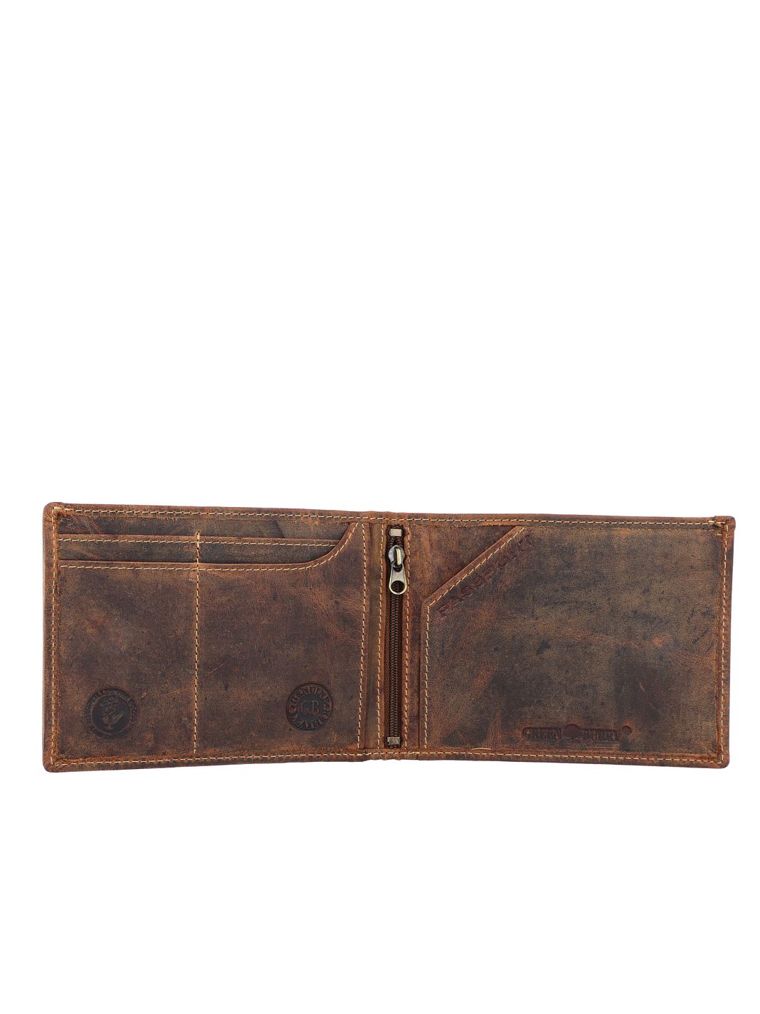 Greenburry Vintage Passfodral Läder 14.5 cm