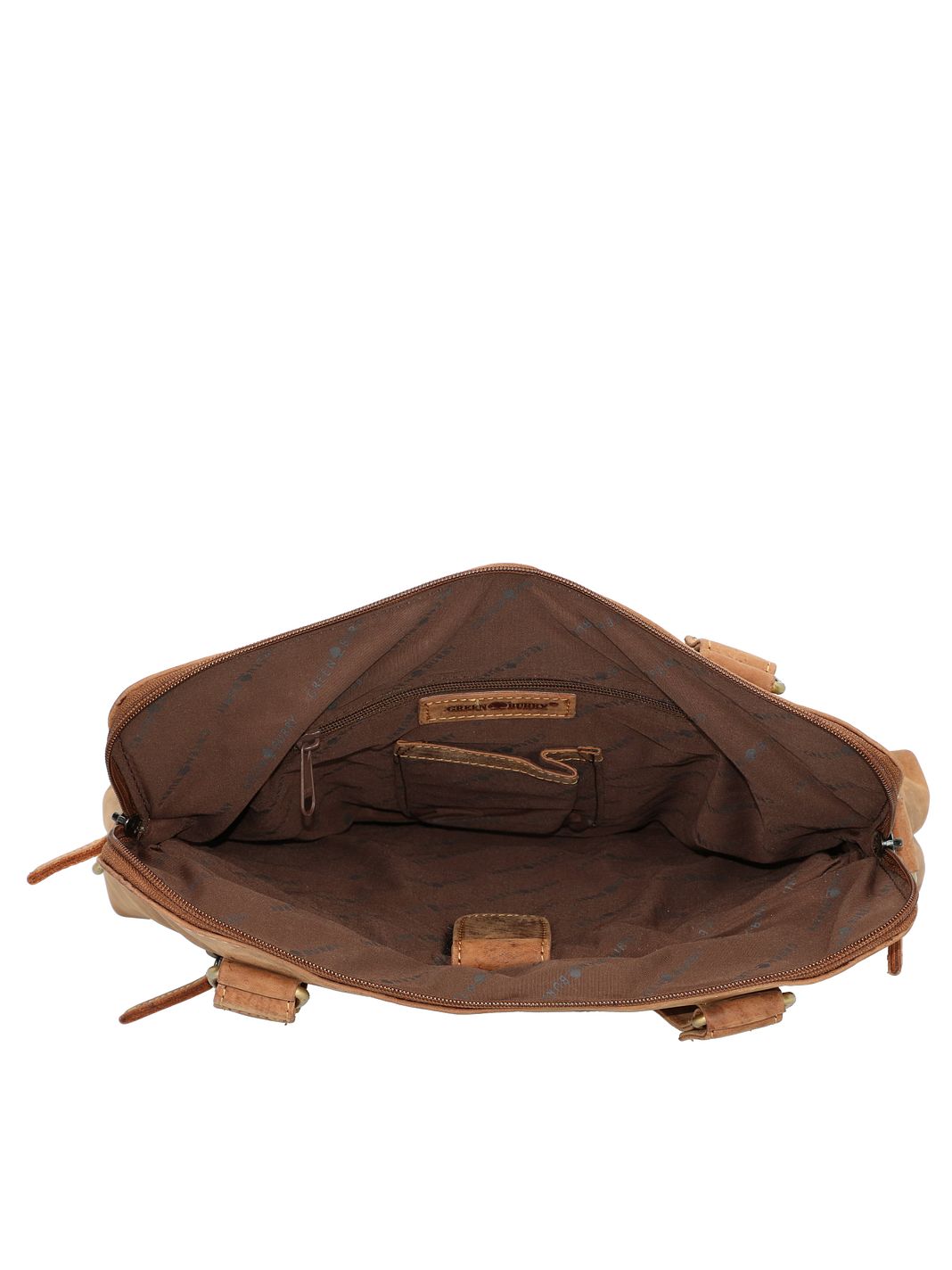 Greenburry Vintage Maletín Piel natural 37 cm Compartimento para el portátil