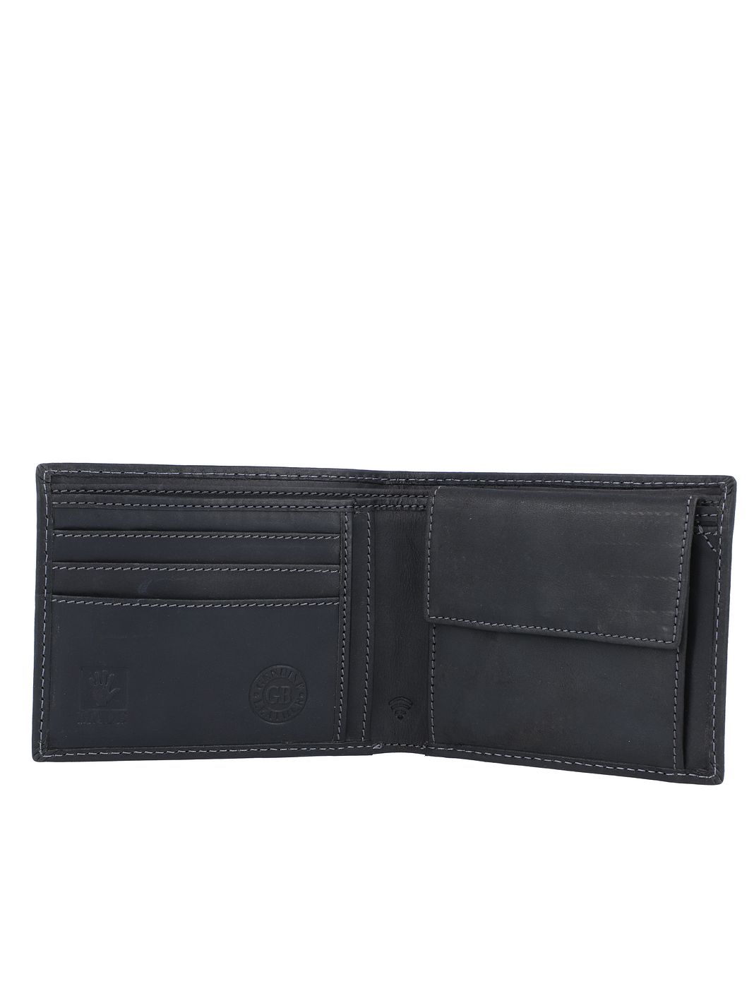 Greenburry Vintage Portafoglio Protezione RFID Vera Pelle 13 cm Greenburry Vintage Portafoglio Protezione RFID Vera Pelle 13 cm