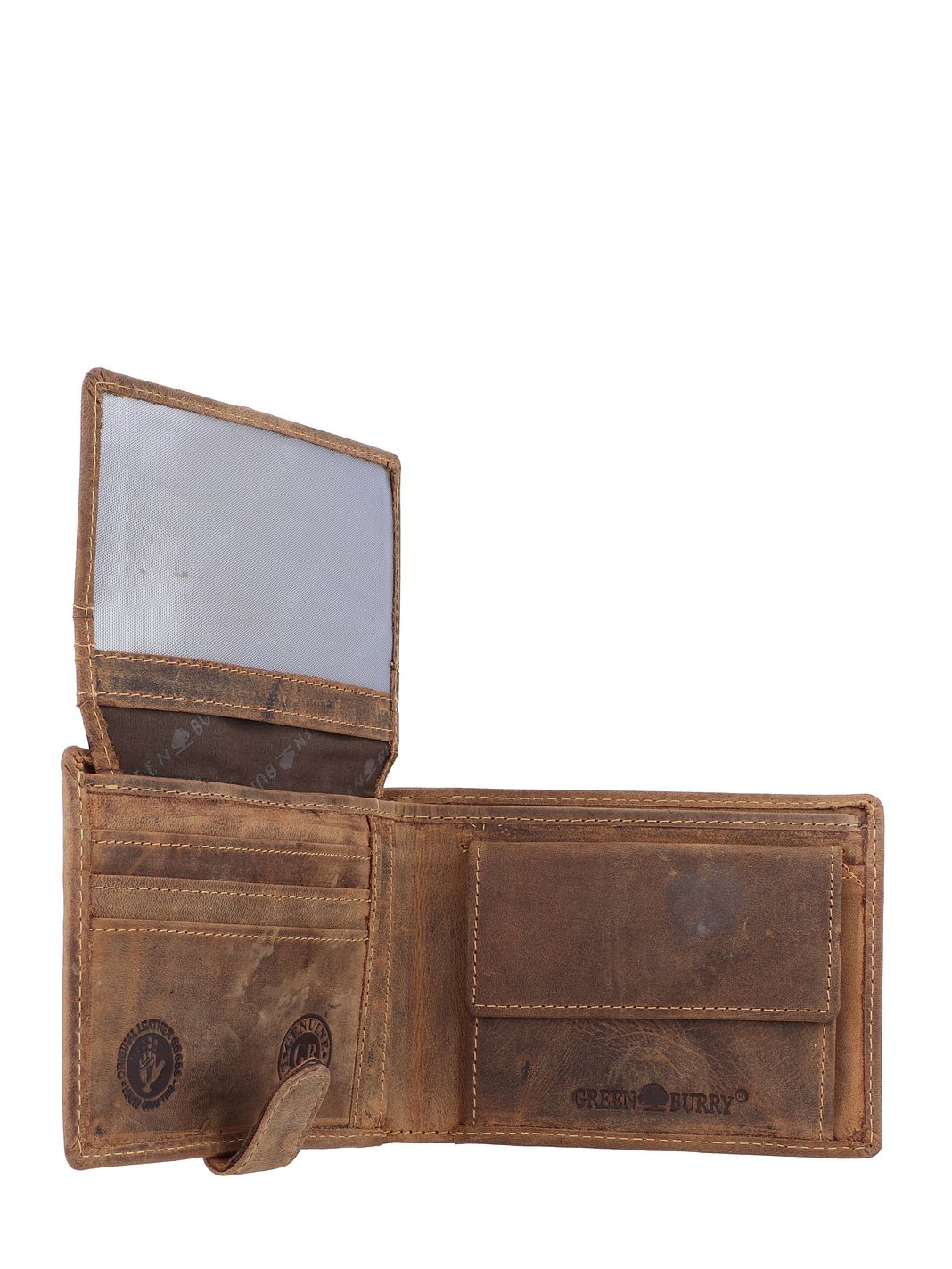 Greenburry Vintage Cartera Piel natural 12.5 cm