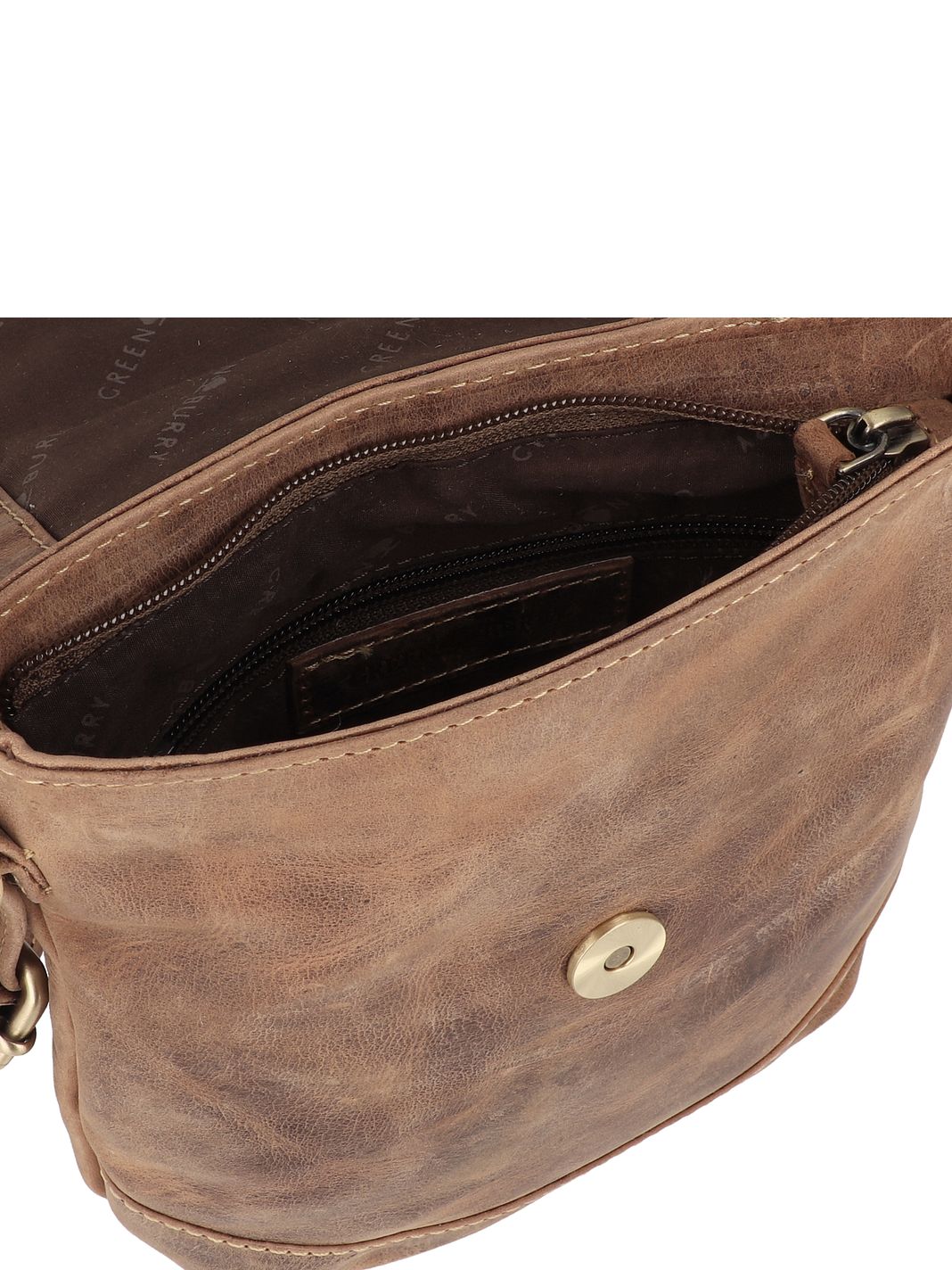 Greenburry Vintage Bolsa de hombro Piel natural 17 cm