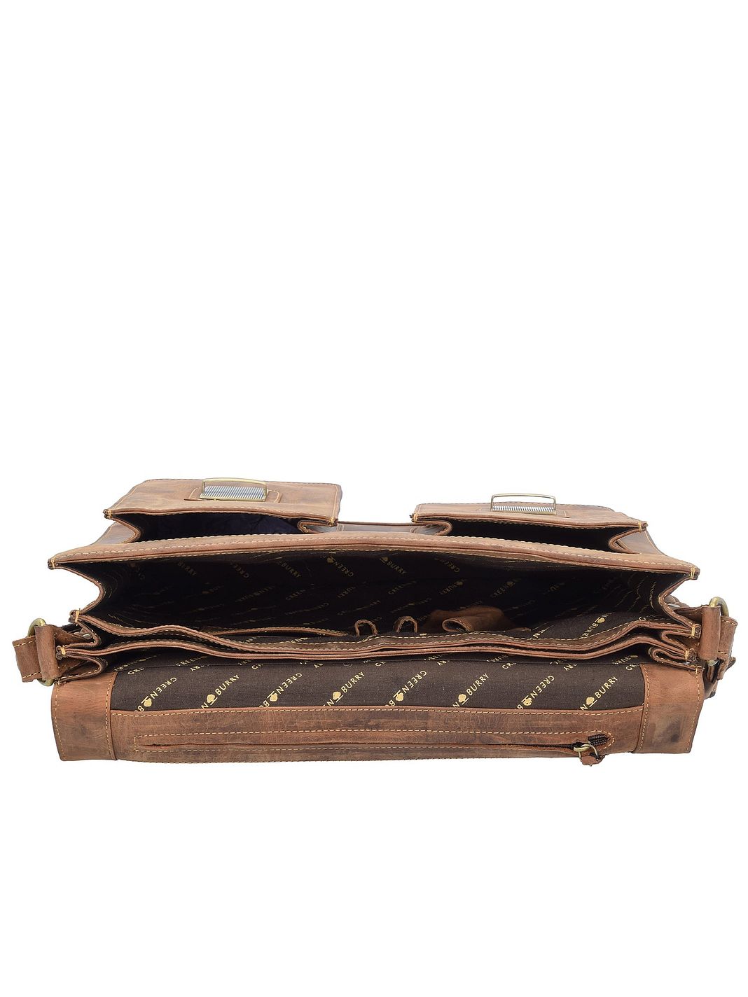 Greenburry Vintage Dokumenttaske Læder 40 cm