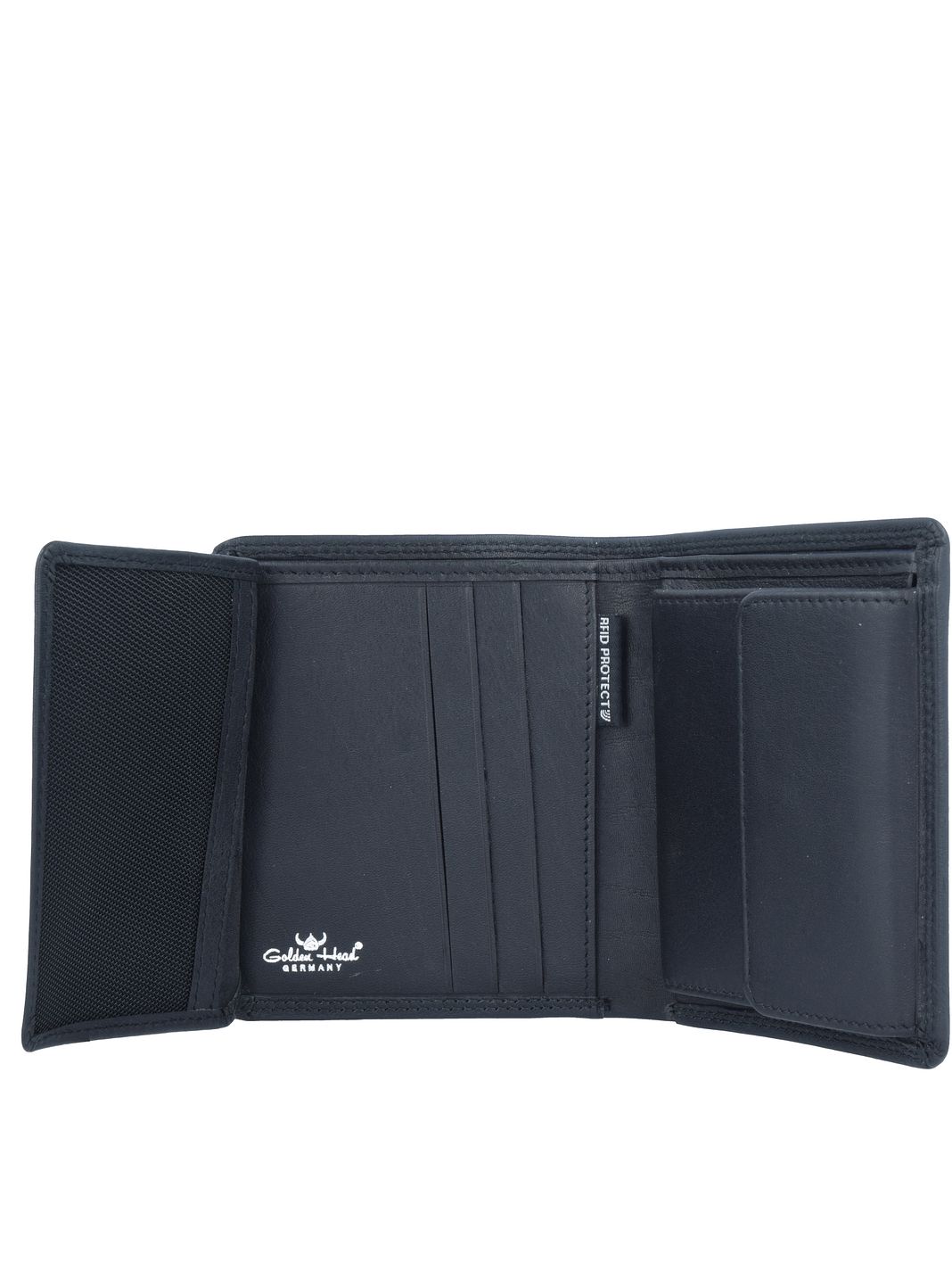 Golden Head Polo Portafoglio Protezione RFID Vera Pelle 10.5 cm