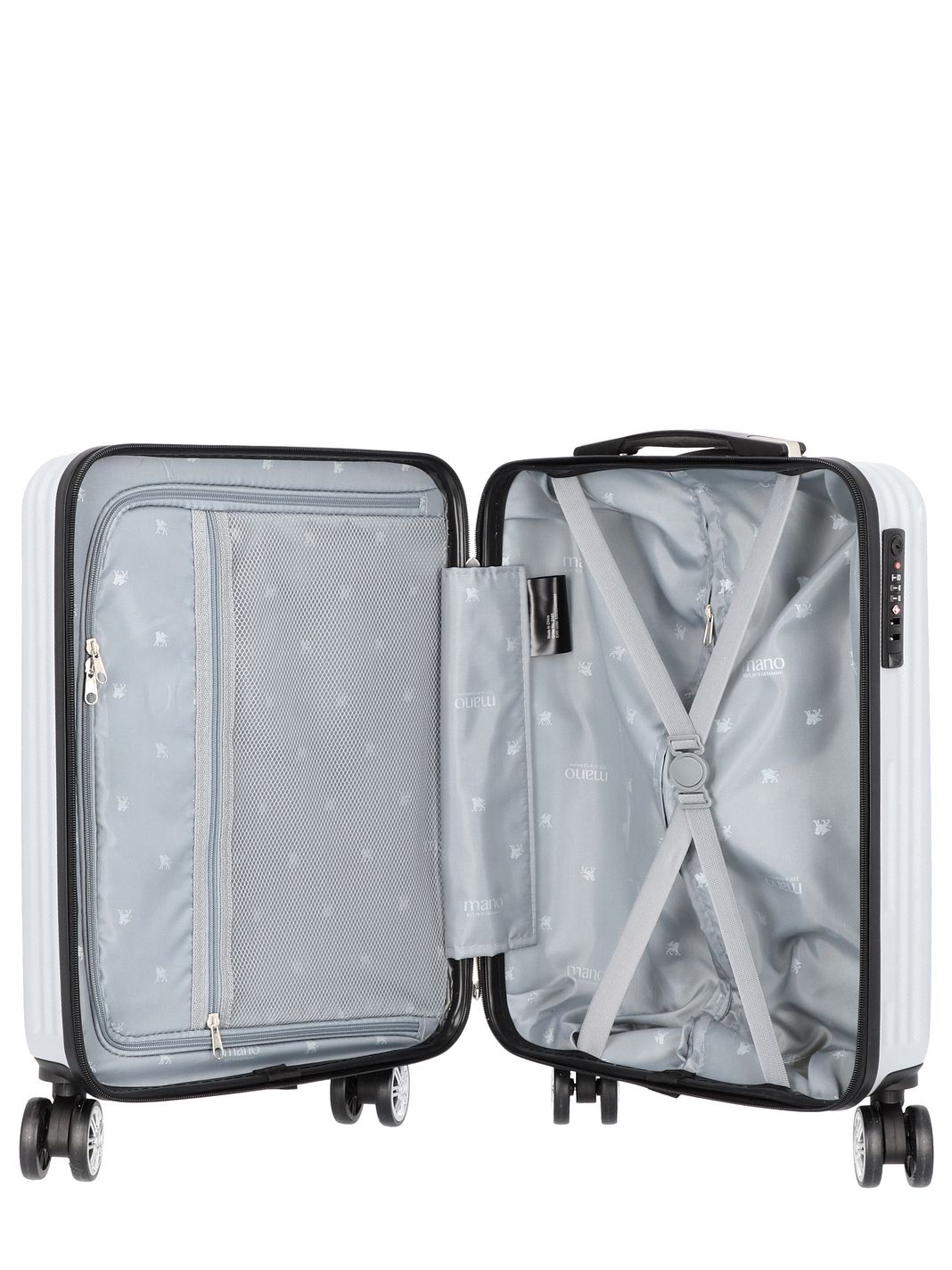 mano Don Carlo 4 ruote Trolley cabina 55 cm mano Don Carlo 4 ruote Trolley cabina 55 cm