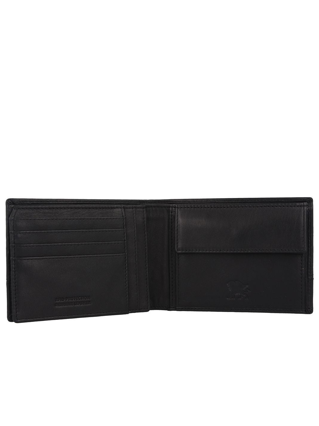 mano Don Romeo Portafoglio Protezione RFID Vera Pelle 13 cm mano Don Romeo Portafoglio Protezione RFID Vera Pelle 13 cm