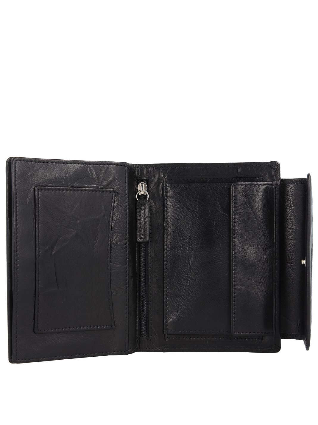mano Donna Aurona RFID Portafoglio Protezione RFID Vera Pelle 14 cm