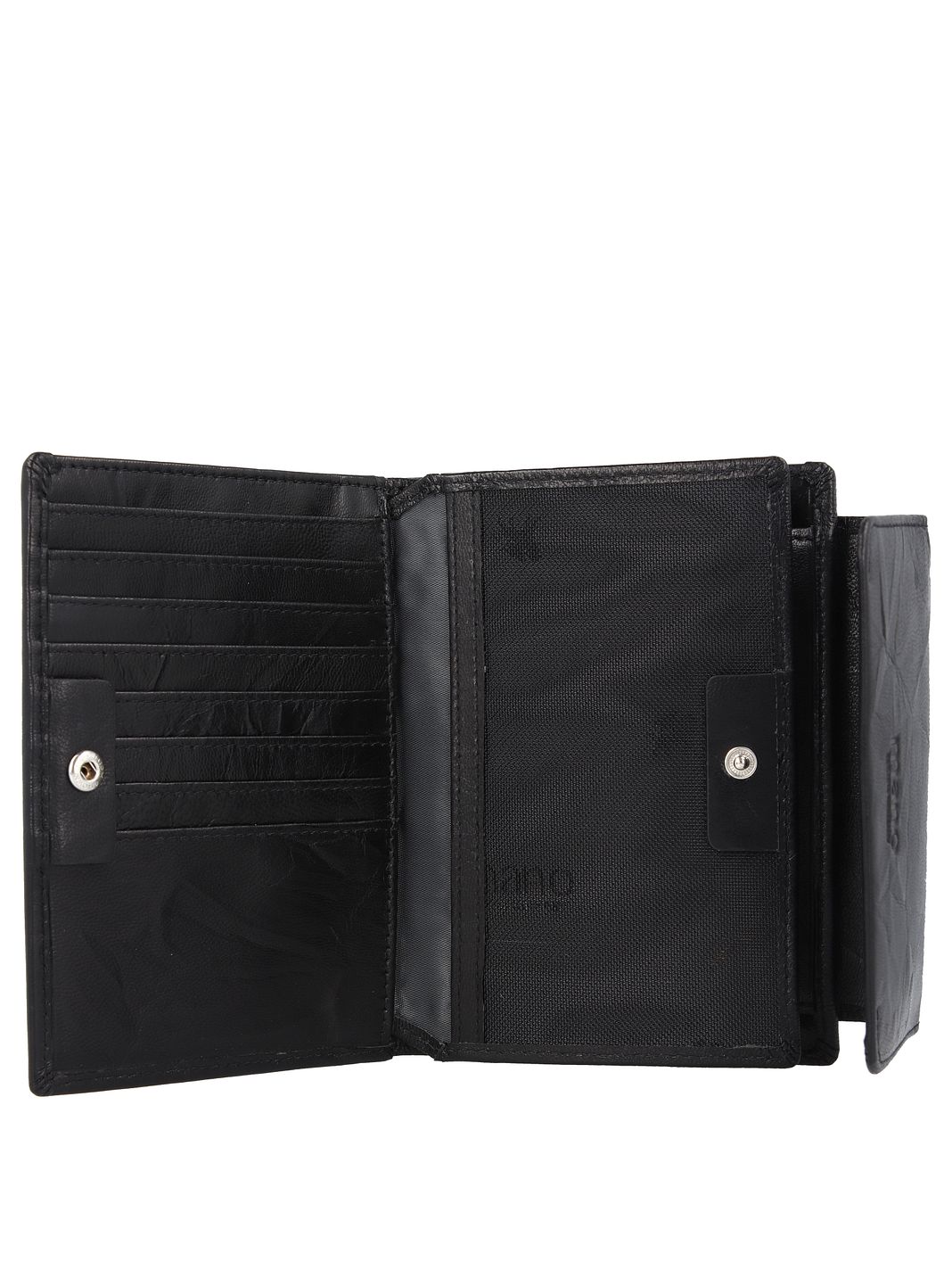 mano Donna Aurona RFID Portafoglio Protezione RFID Vera Pelle 14 cm