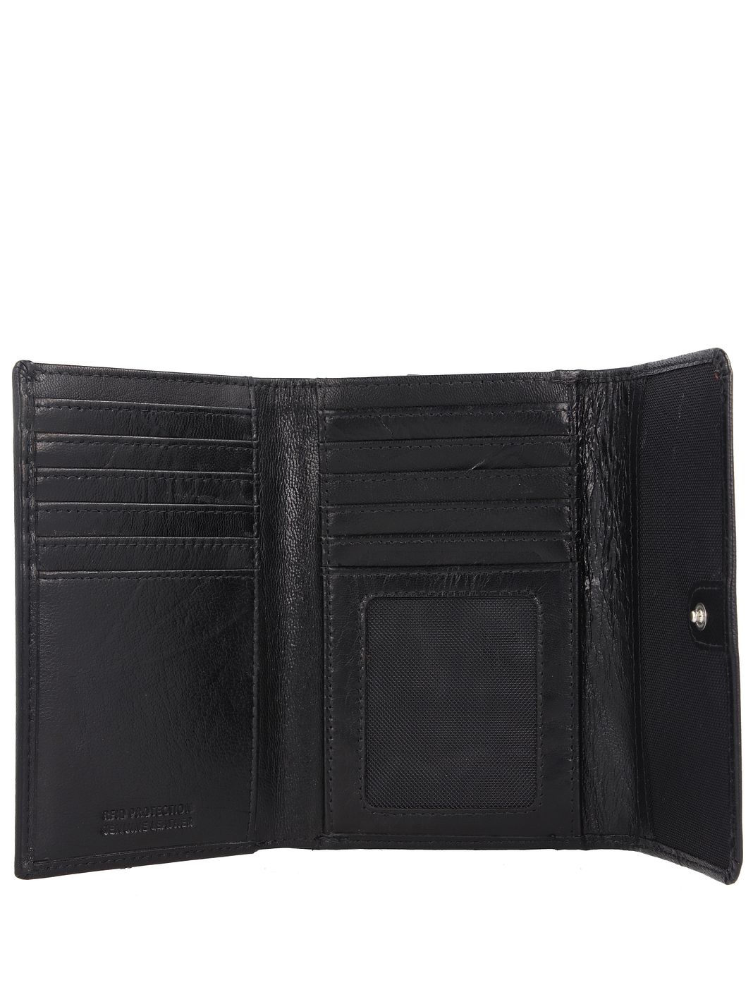 mano Donna Aurona RFID Portafoglio Protezione RFID Vera Pelle 14.5 cm