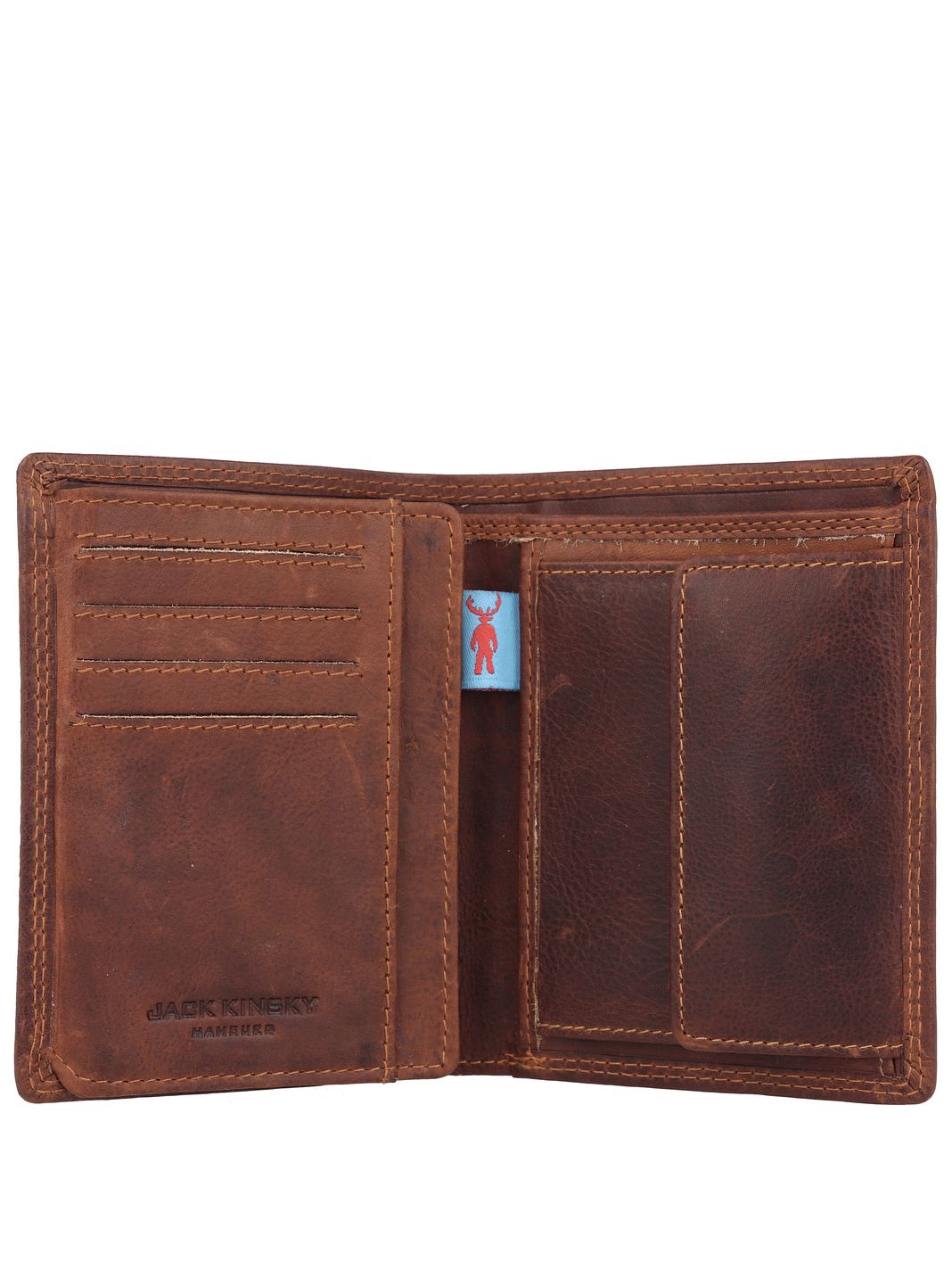 Jack Kinsky Monterey Portafoglio Protezione RFID Vera Pelle 3 cm Jack Kinsky Monterey Portafoglio Protezione RFID Vera Pelle 3 cm
