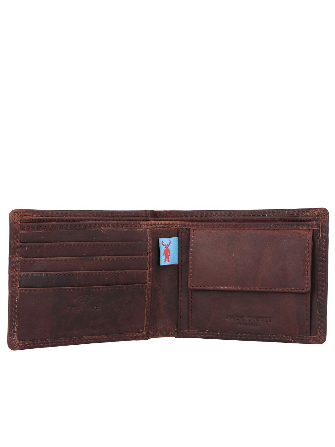 Jack Kinsky Monterey Portafoglio Protezione RFID Vera Pelle 11.5 cm Jack Kinsky Monterey Portafoglio Protezione RFID Vera Pelle 11.5 cm