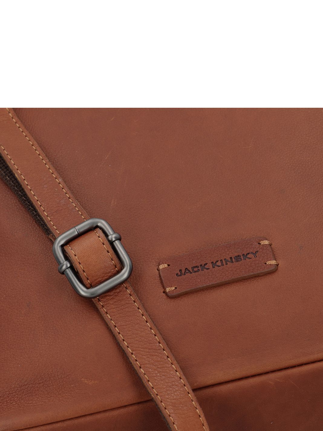 Jack Kinsky Montreal Borsa a tracolla Vera Pelle 26 cm Jack Kinsky Montreal Borsa a tracolla Vera Pelle 26 cm