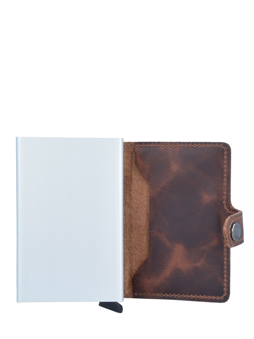 Secrid Miniwallet Custodia per carta di credito Protezione RFID Vera Pelle 6.5 cm