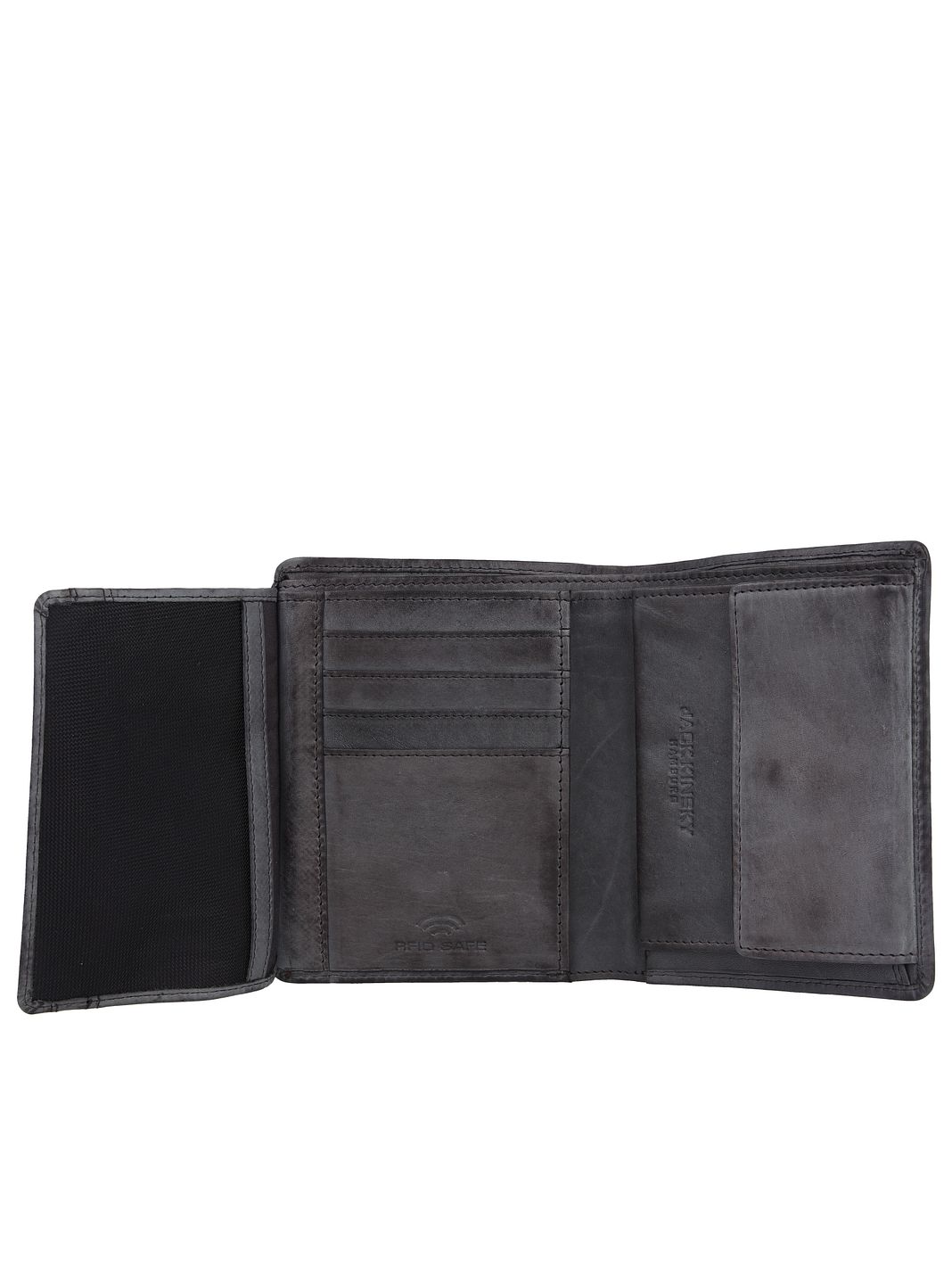 Jack Kinsky Nelson Portafoglio Protezione RFID Vera Pelle 10 cm Jack Kinsky Nelson Portafoglio Protezione RFID Vera Pelle 10 cm
