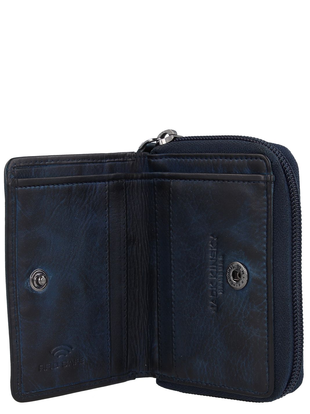 Jack Kinsky Nelson Portafoglio Protezione RFID Vera Pelle 9 cm Jack Kinsky Nelson Portafoglio Protezione RFID Vera Pelle 9 cm