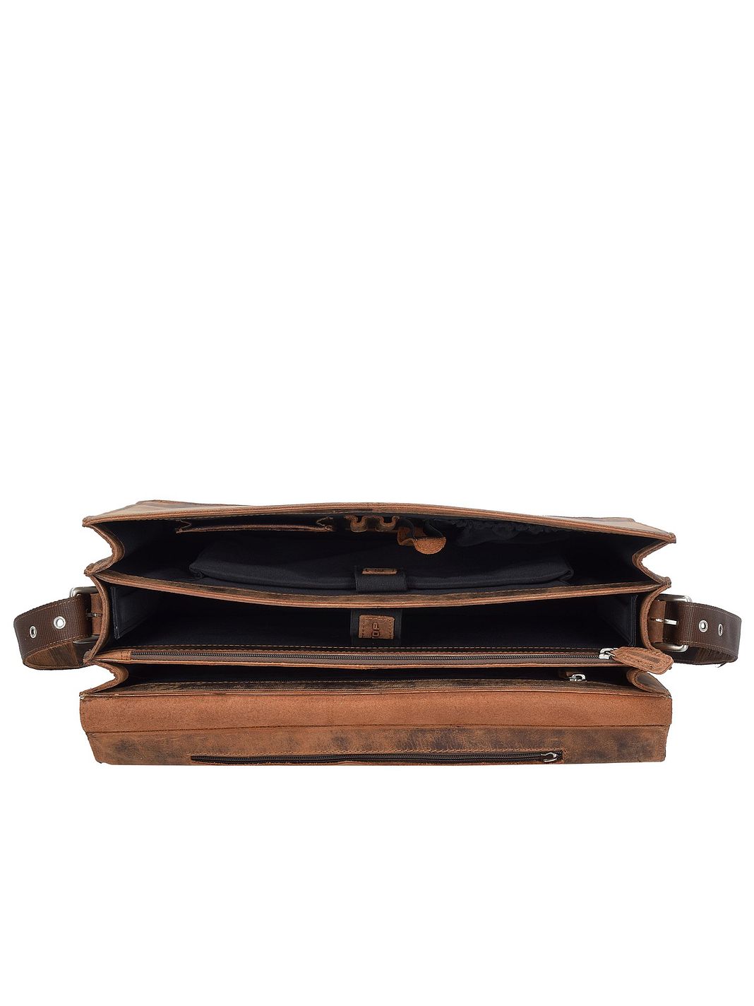 Plevier Retro Zeppelin Valigetta Vera Pelle 43.5 cm Vano porta PC