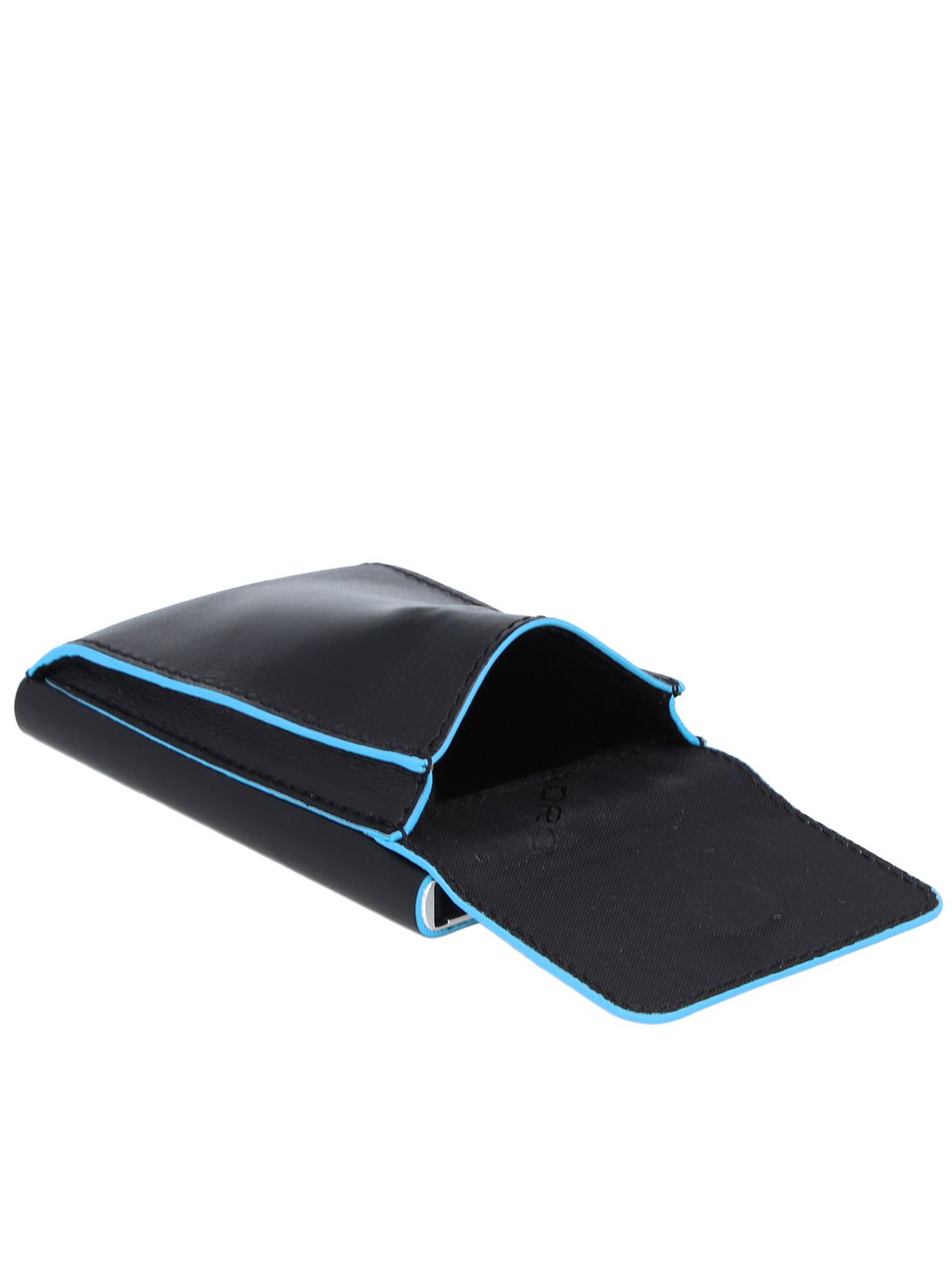 Piquadro Blue Square Custodia per carta di credito Vera Pelle 6 cm Piquadro Blue Square Custodia per carta di credito Vera Pelle 6 cm