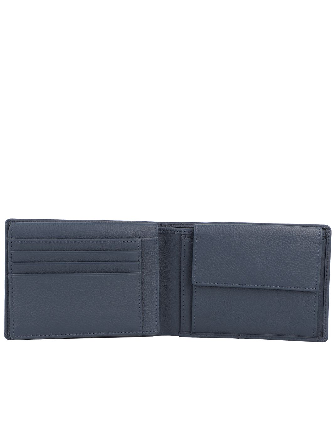 Piquadro Akron Portafoglio Protezione RFID Vera Pelle 13 cm Piquadro Akron Portafoglio Protezione RFID Vera Pelle 13 cm